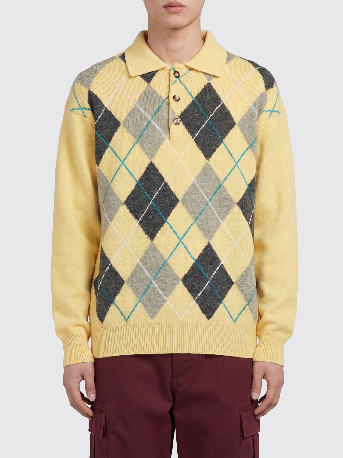 JW ANDERSON Polo Shirt Men color Yellow