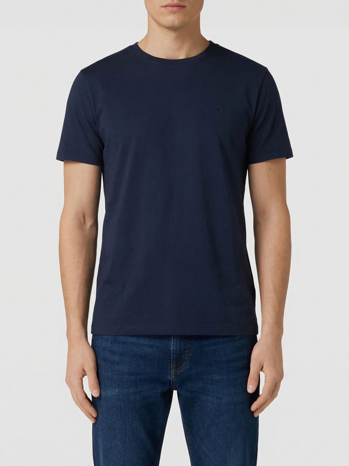 DONDUP Basic Baumwoll-T-Shirt