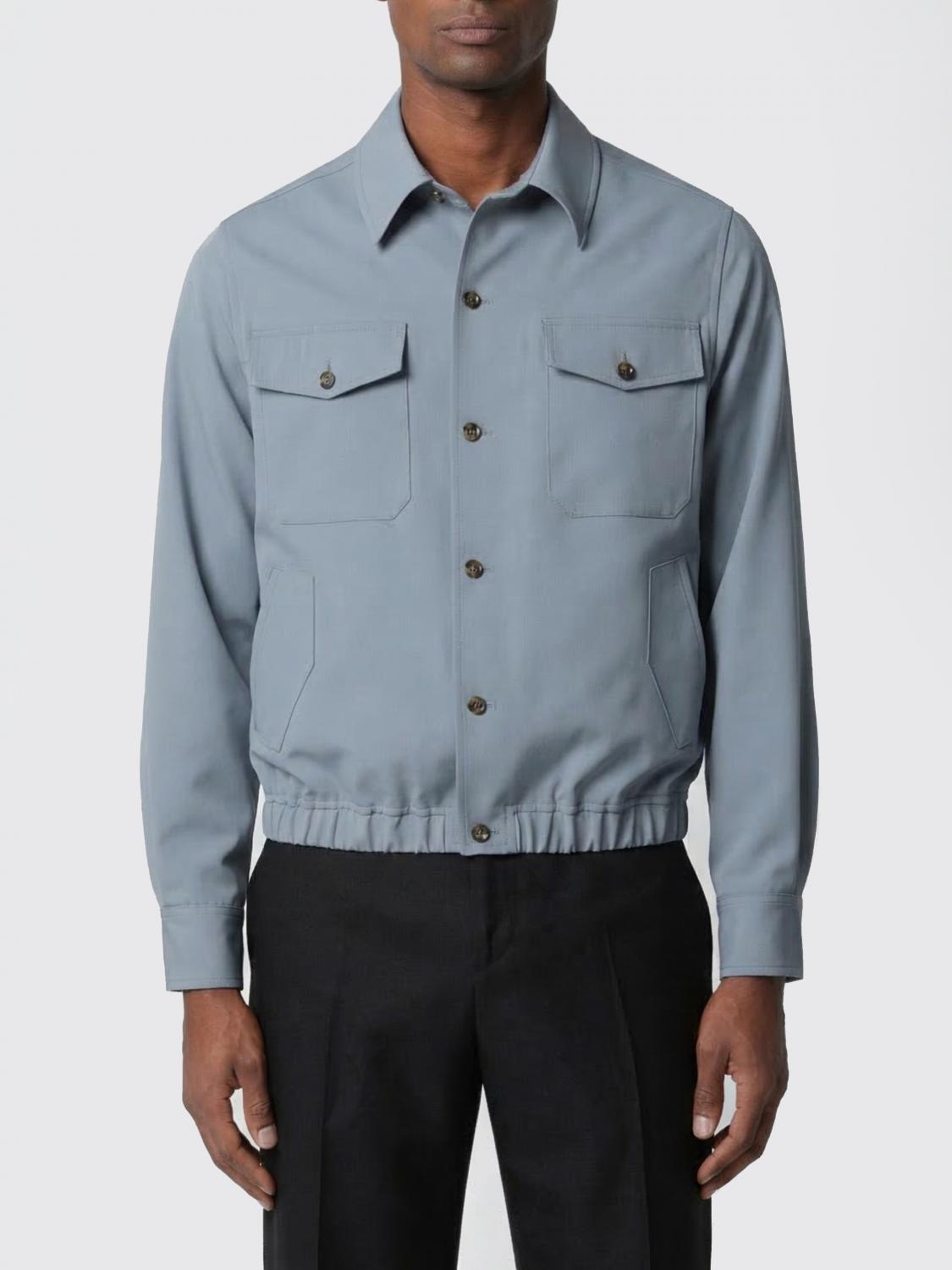 LARDINI Virgin Wool Overshirt　LARDINI バージンウール オーバーシャ​​ツ LARDINI
