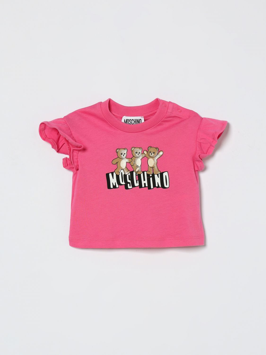 MOSCHINO Teddy-T-Shirt aus Baumwolle
