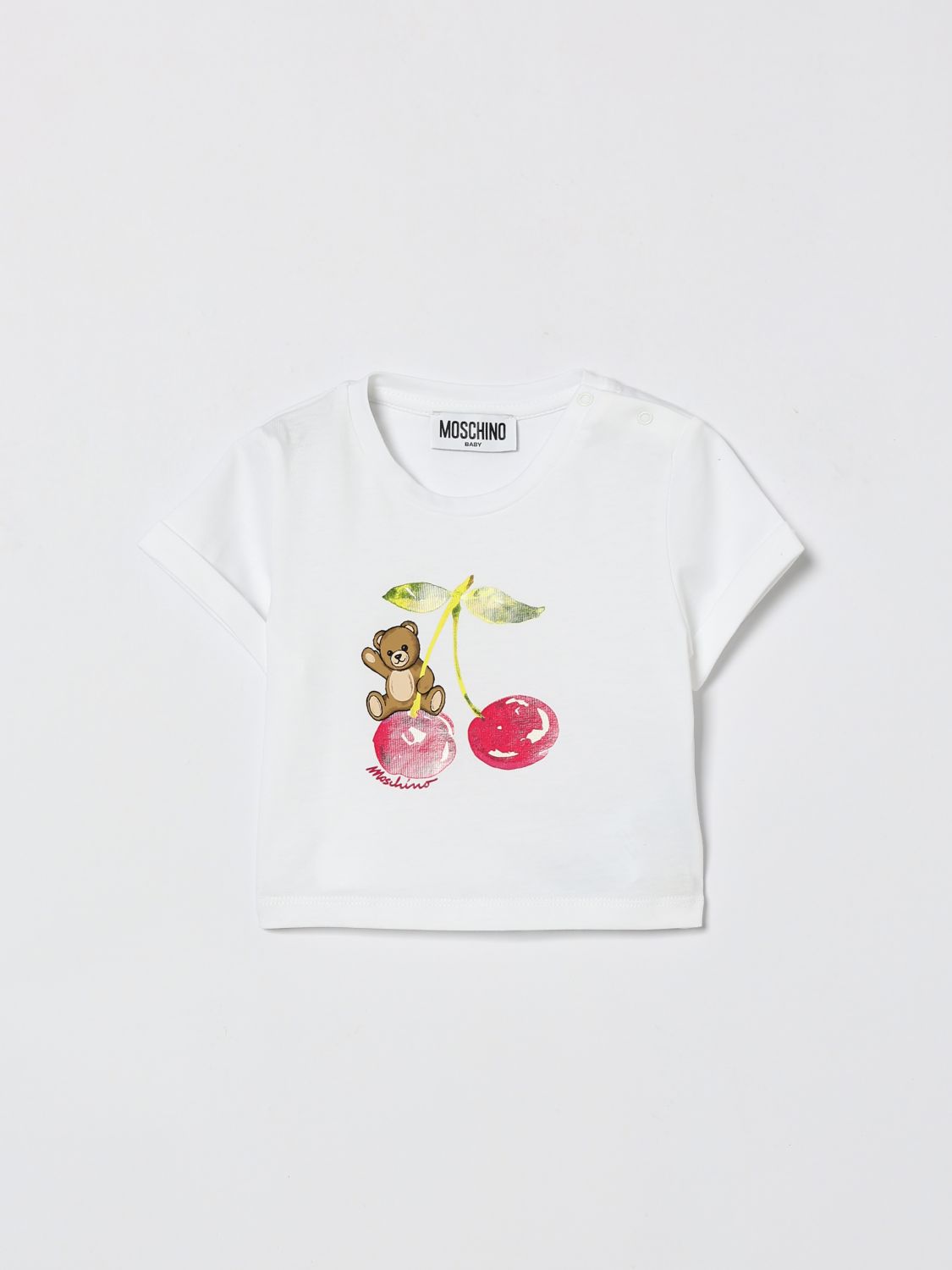 MOSCHINO Teddy-T-Shirt aus Baumwolle