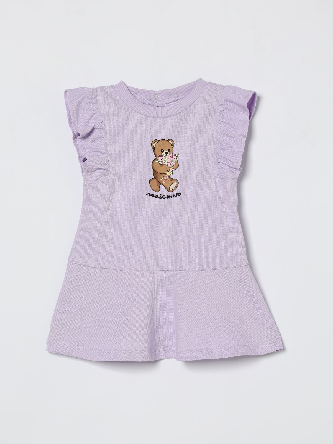MOSCHINO Mini-Kleid aus Stretch-Baumwolle