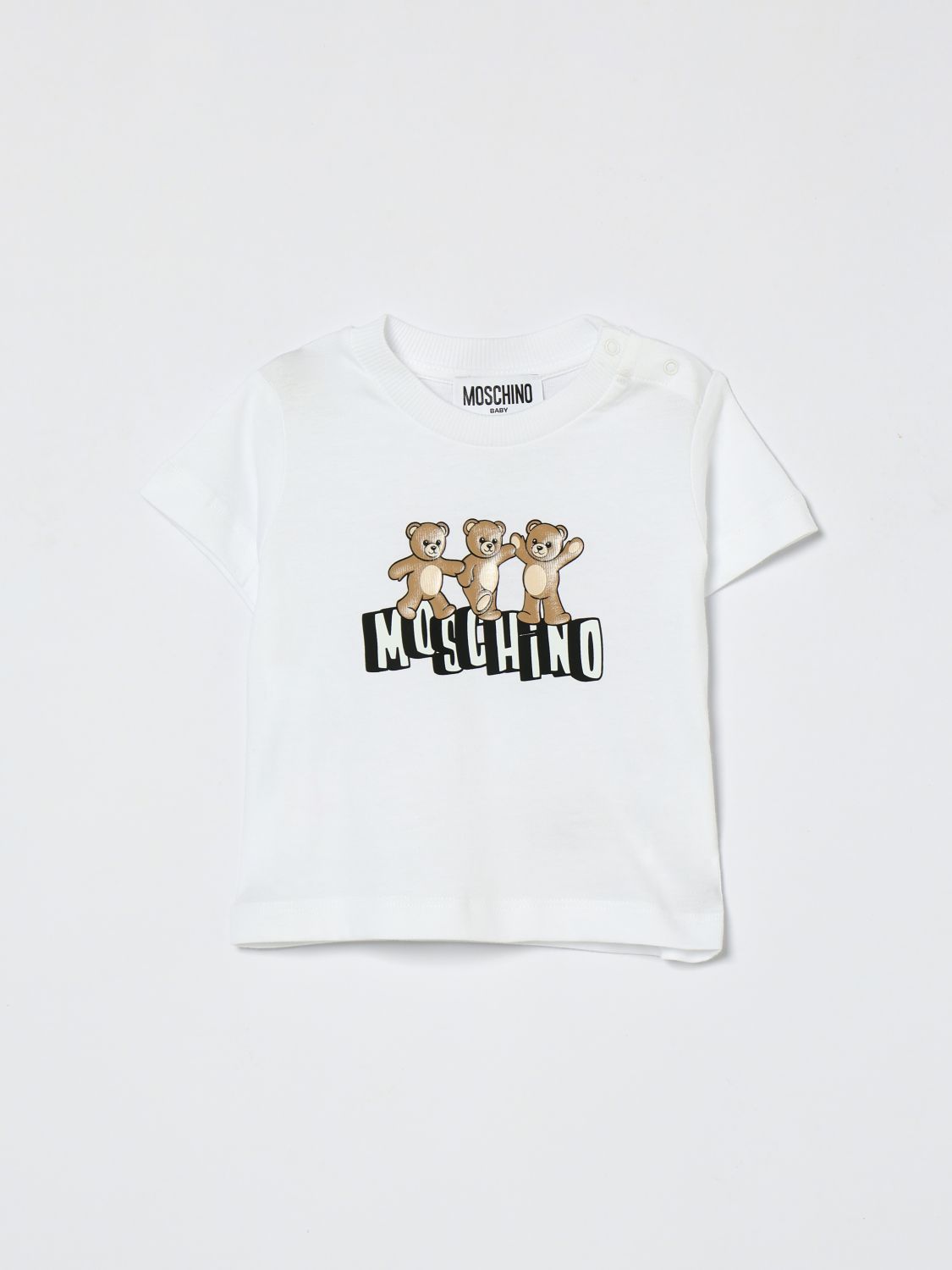 MOSCHINO Teddy-T-Shirt aus Baumwolle