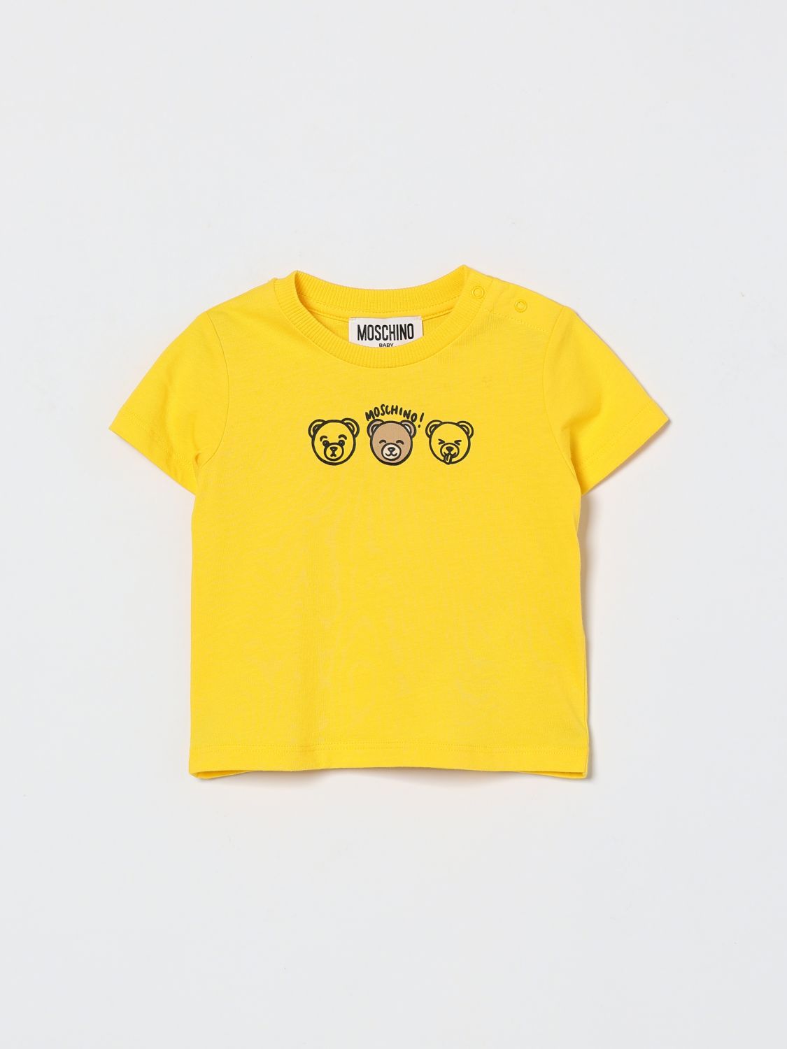 MOSCHINO Basic-T-Shirt aus Baumwolle mit Logo