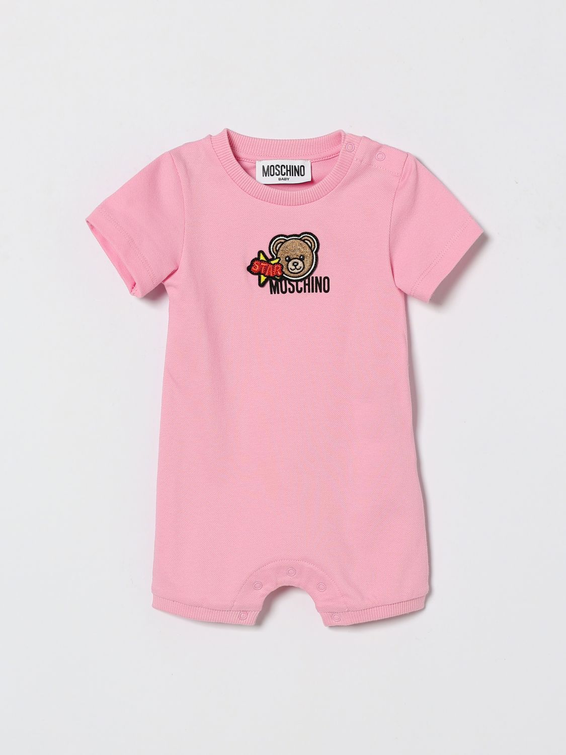 MOSCHINO Baumwoll-Overall mit Teddy-Logo