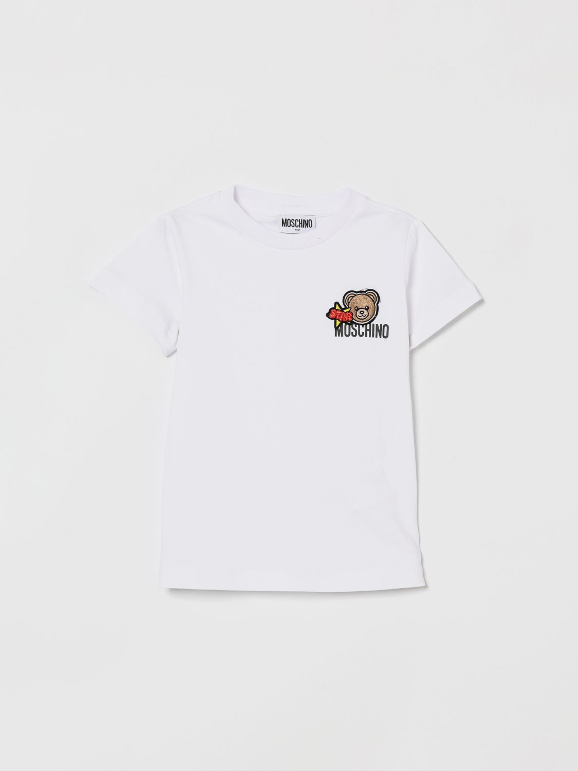 MOSCHINO Teddy-T-Shirt aus Baumwolle
