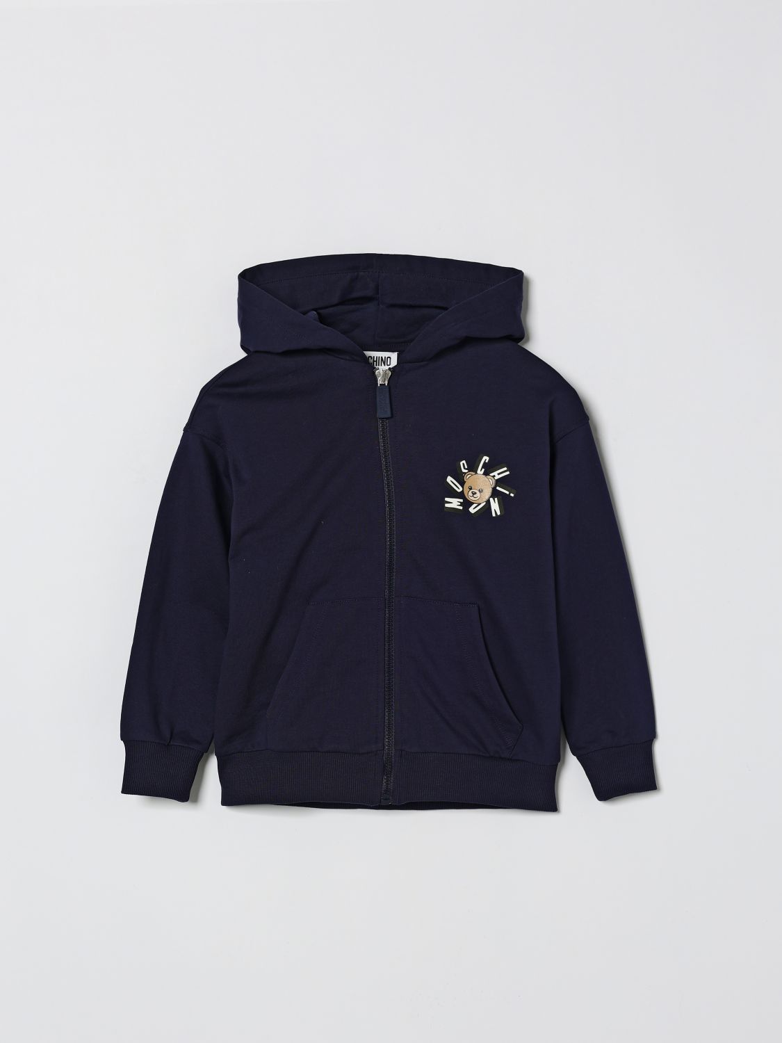 MOSCHINO Teddy-Kapuzenpullover aus Baumwolle