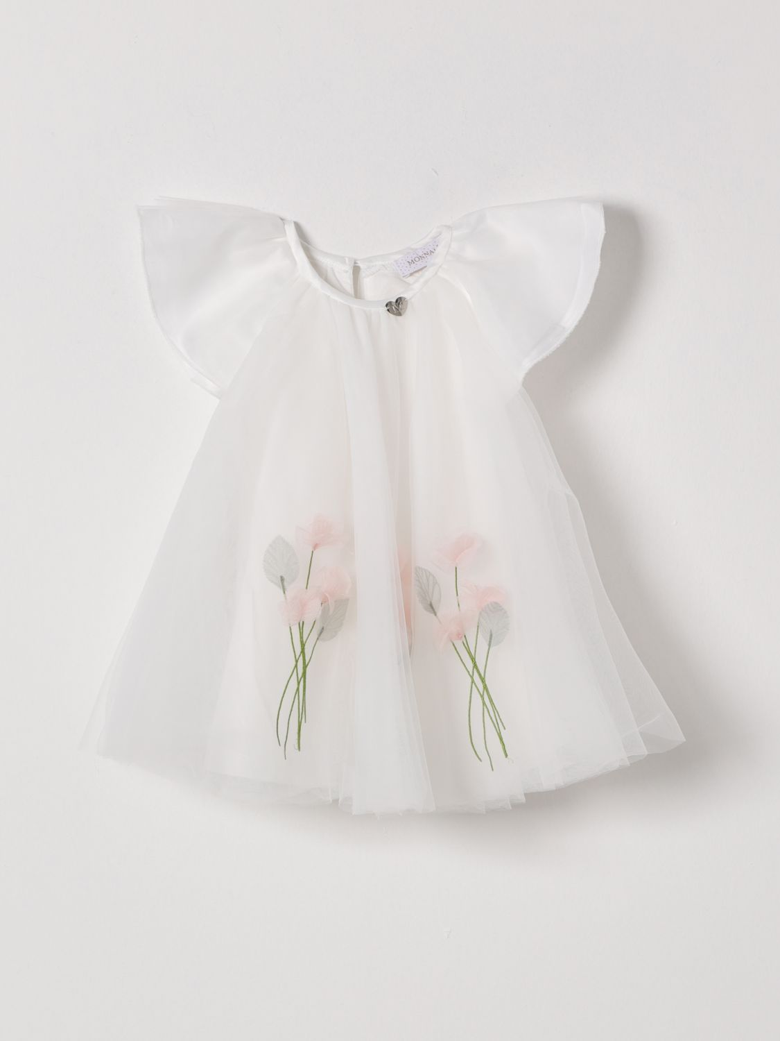 MONNALISA Tüllkleid mit Blumenstickerei