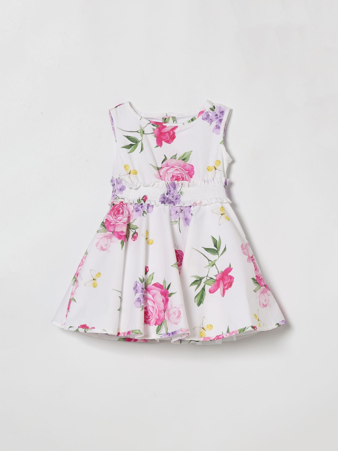 MONNALISA Baumwollkleid mit Blumenprint