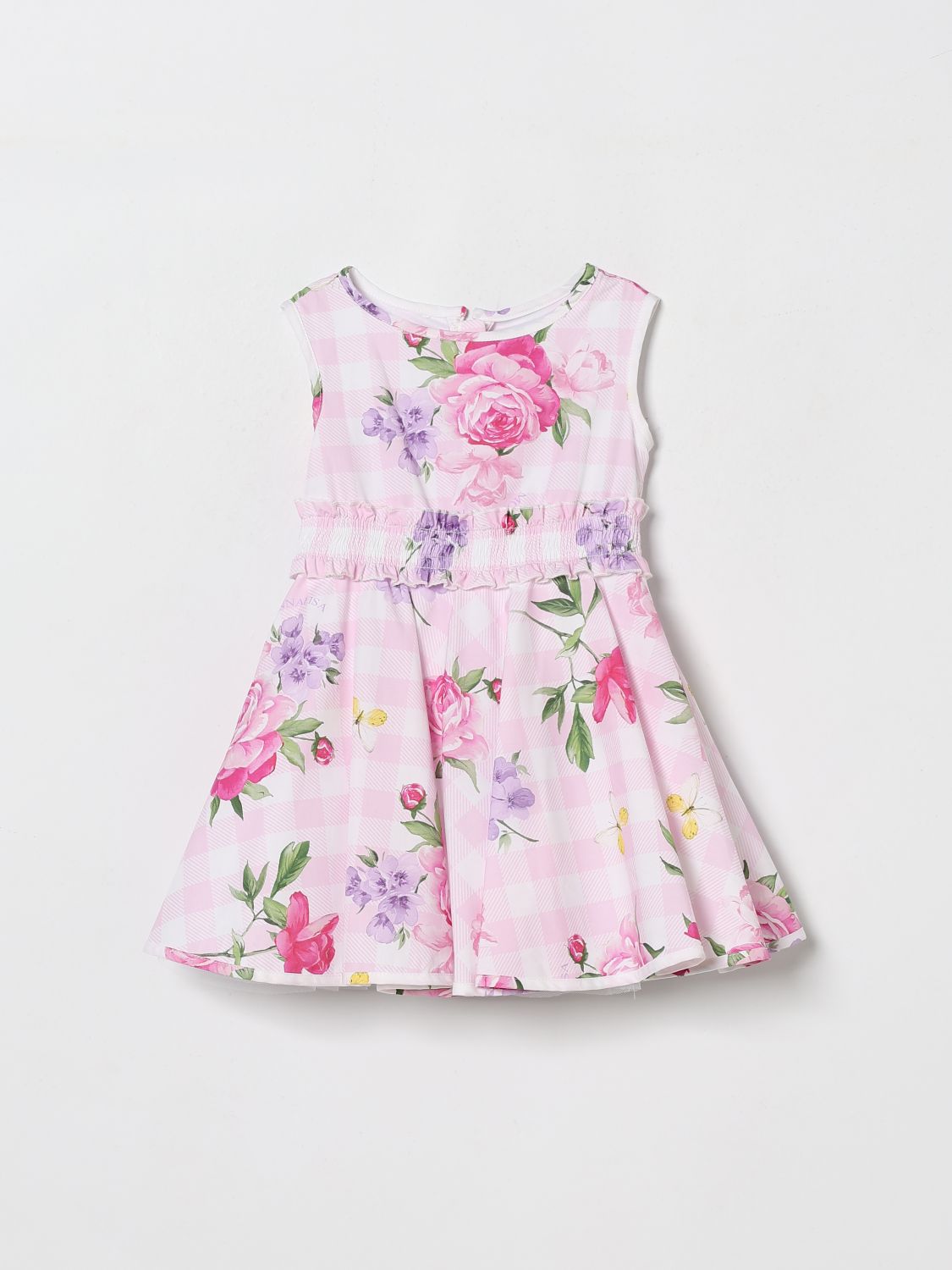 MONNALISA Baumwollkleid mit Blumenprint