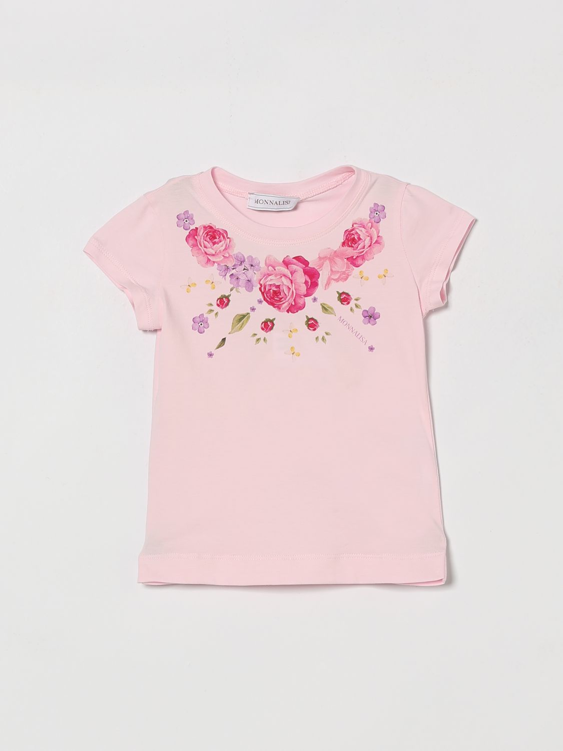 MONNALISA Florales Baumwoll-T-Shirt