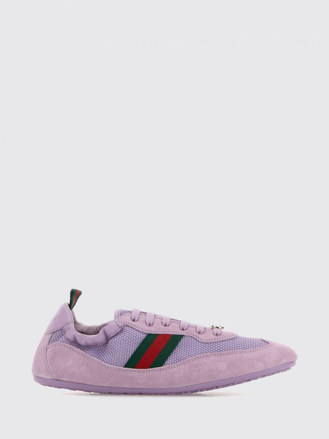 GUCCI Sneakers Shift in camoscio e mesh