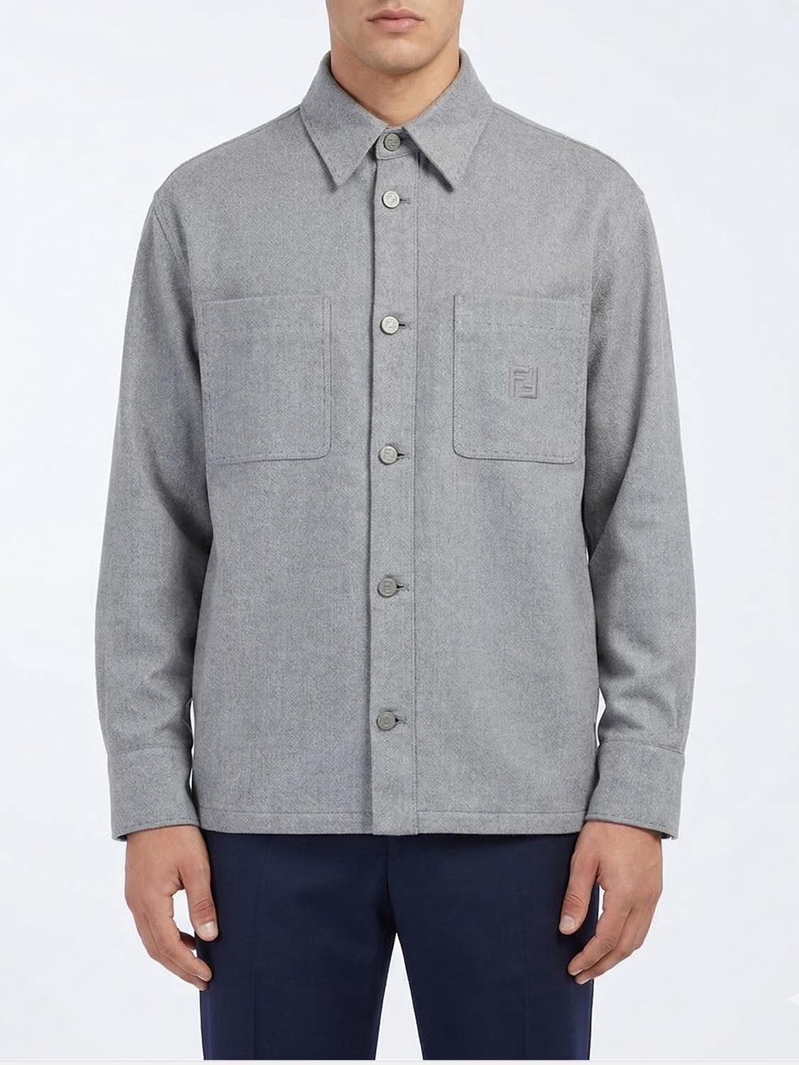 FENDI Overshirt in cotone