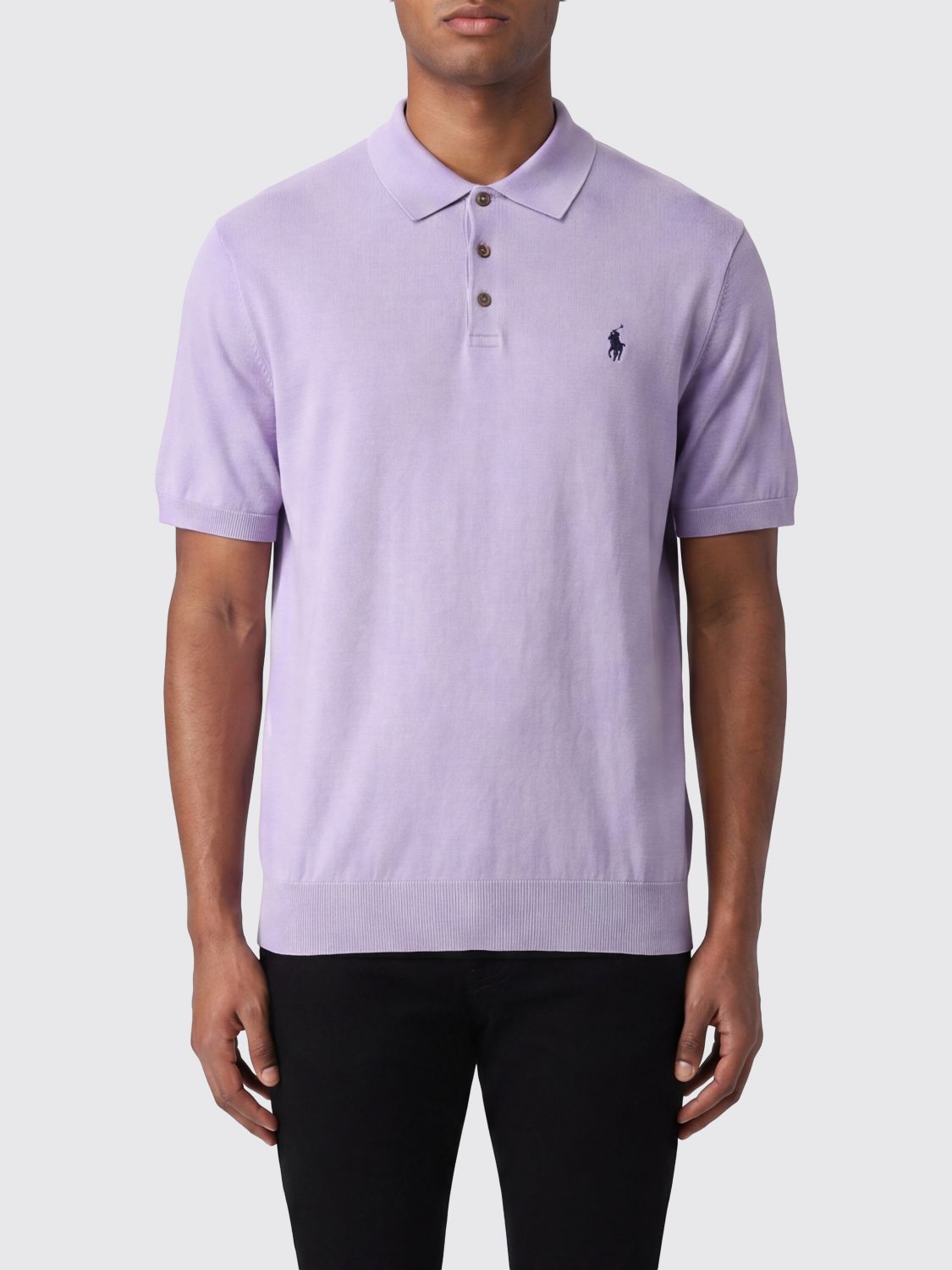 POLO RALPH LAUREN Polo Shirt Men color Violet