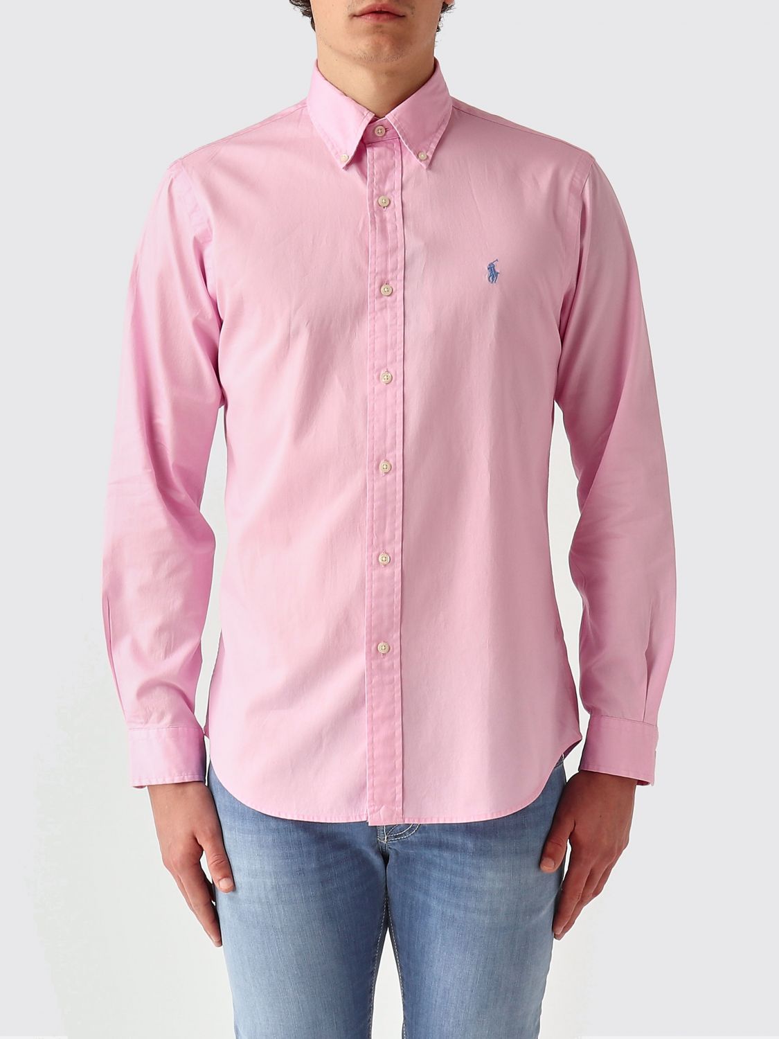 Polo Ralph Lauren Cotton Shirt with Logo · L