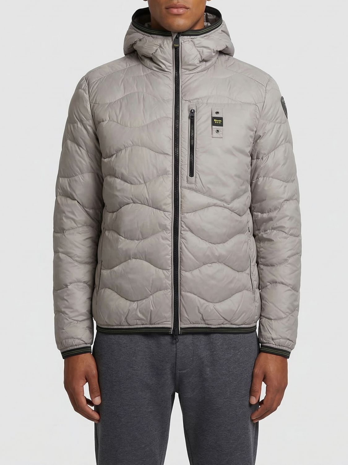 Blauer Quilted Padded Nylon Down Jacket