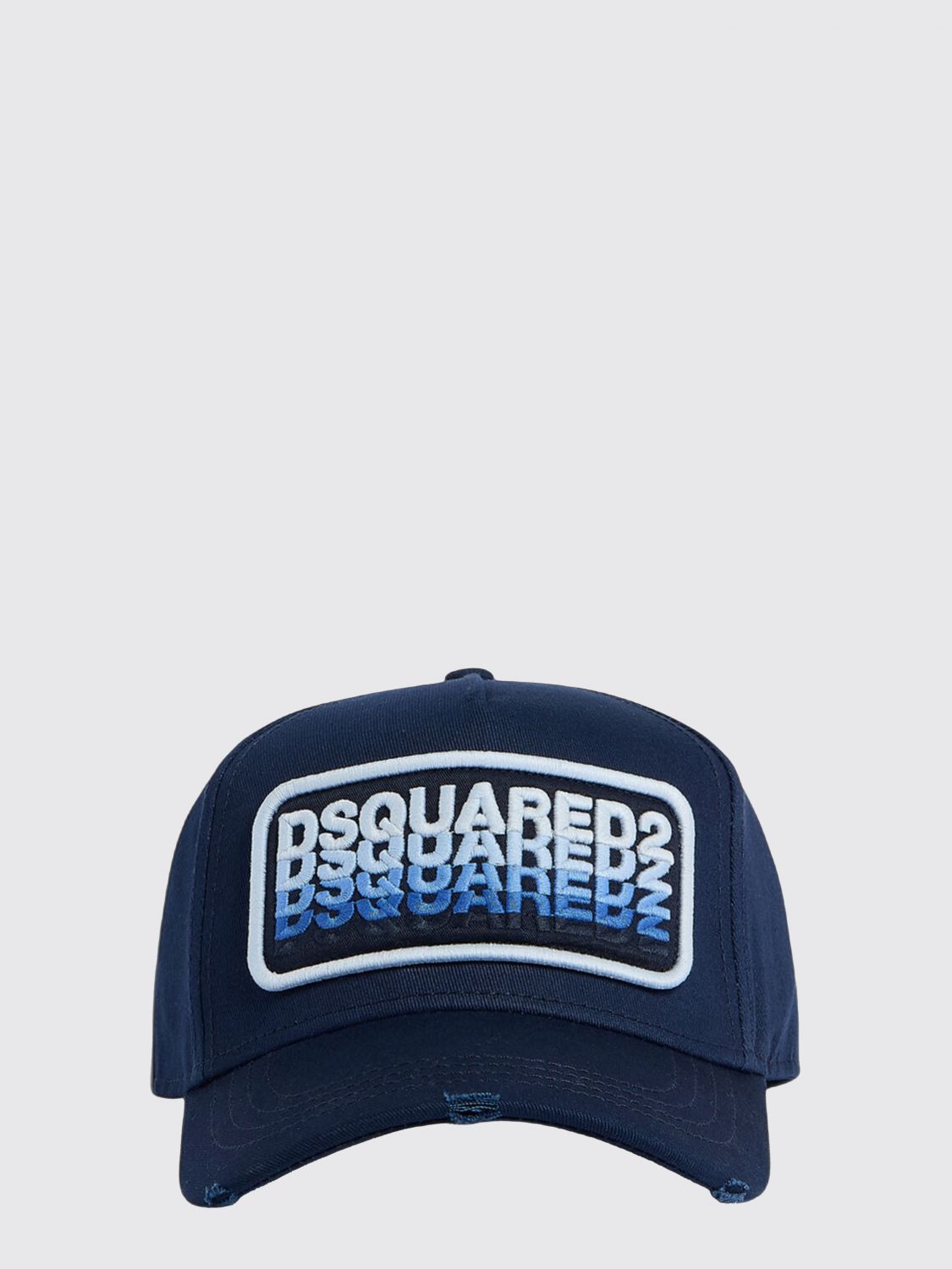 DSQUARED2 Cappello in cotone con logo ricamato