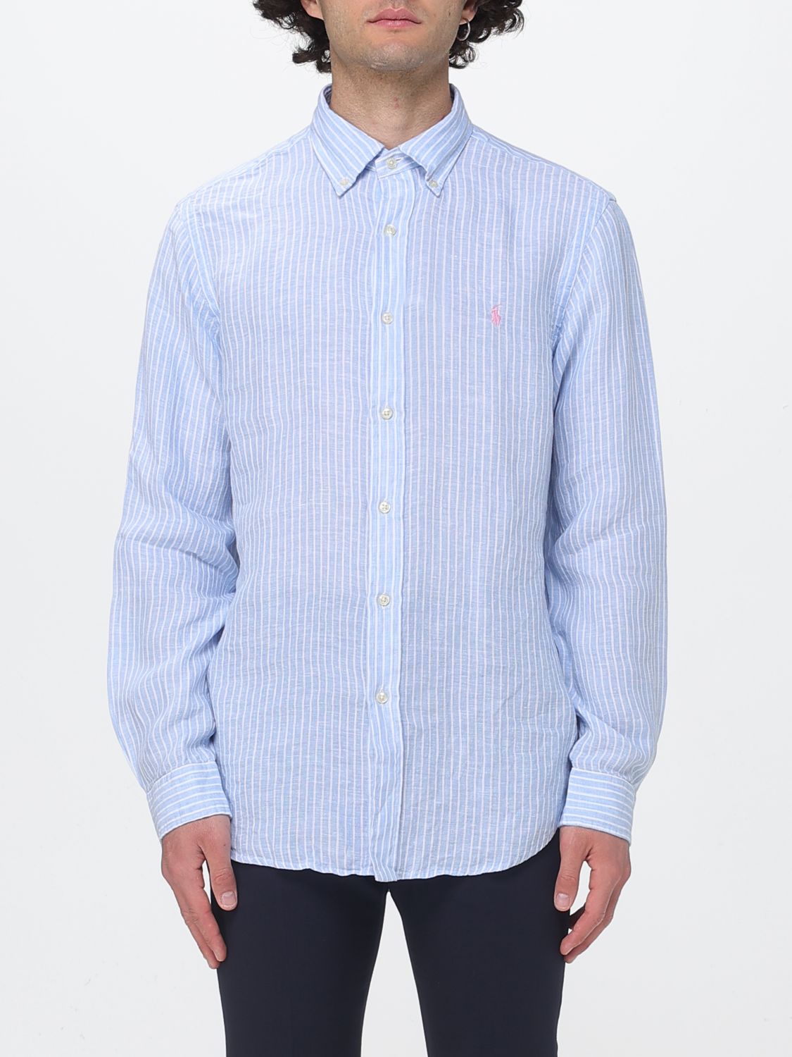 POLO RALPH LAUREN Gestreiftes Leinenhemd