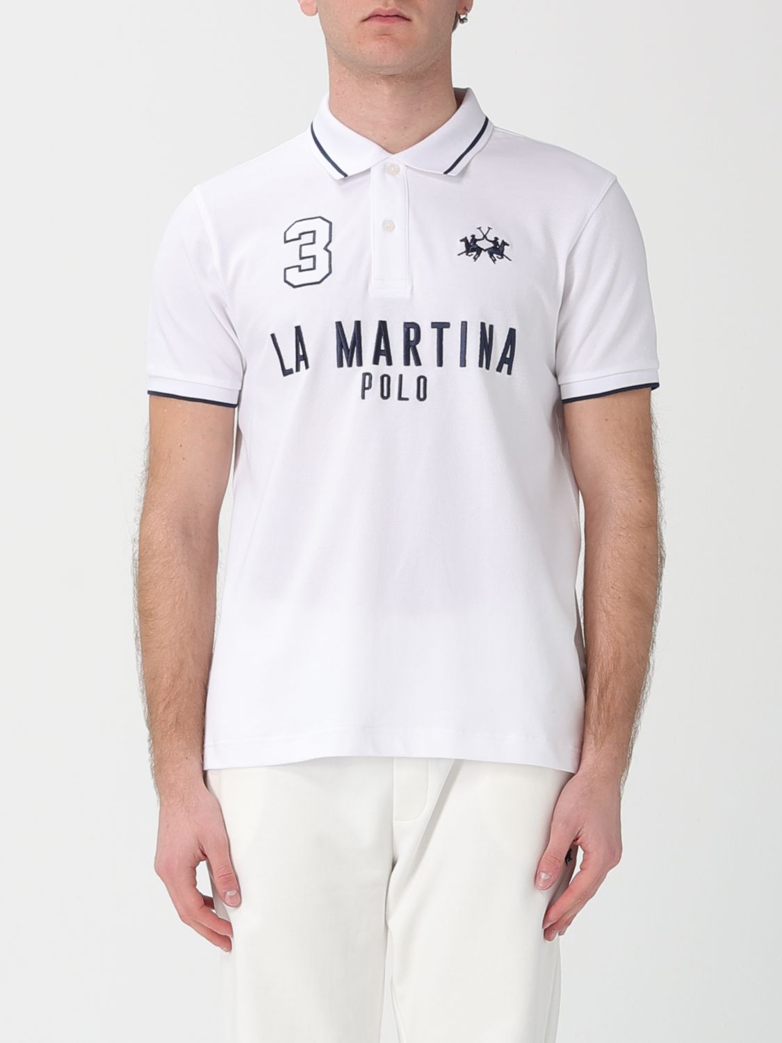 LA MARTINA Baumwollpolohemd