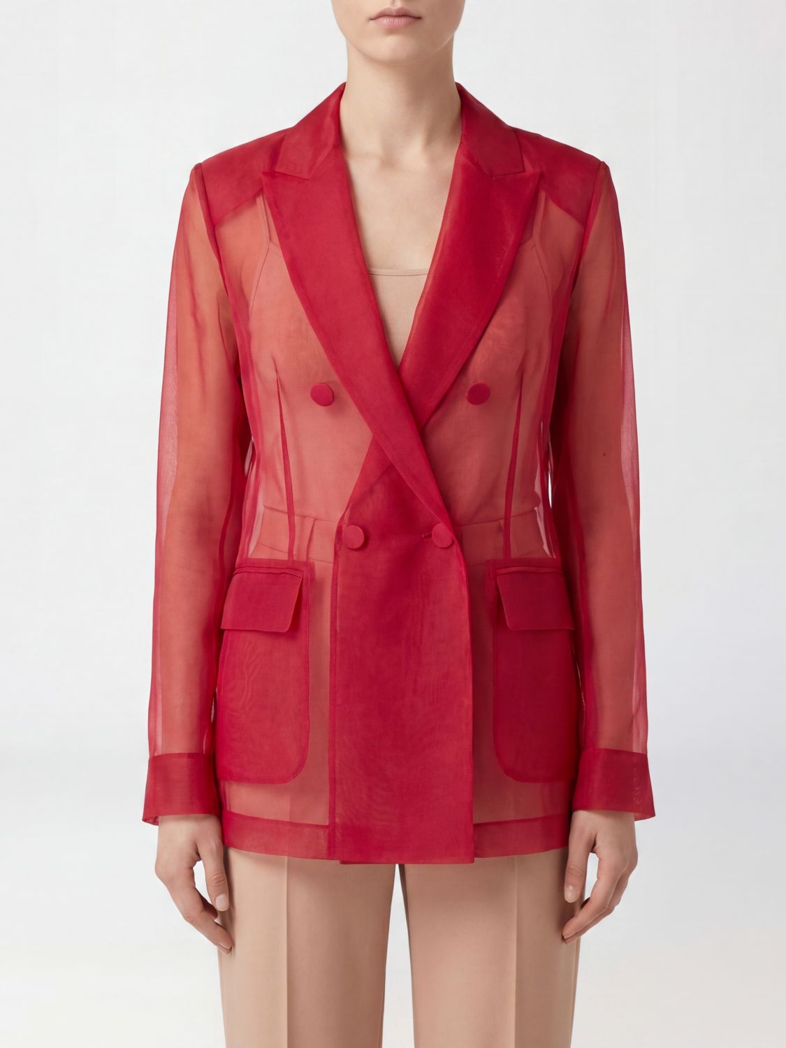 MAX MARA Blazer doppiopetto in lana