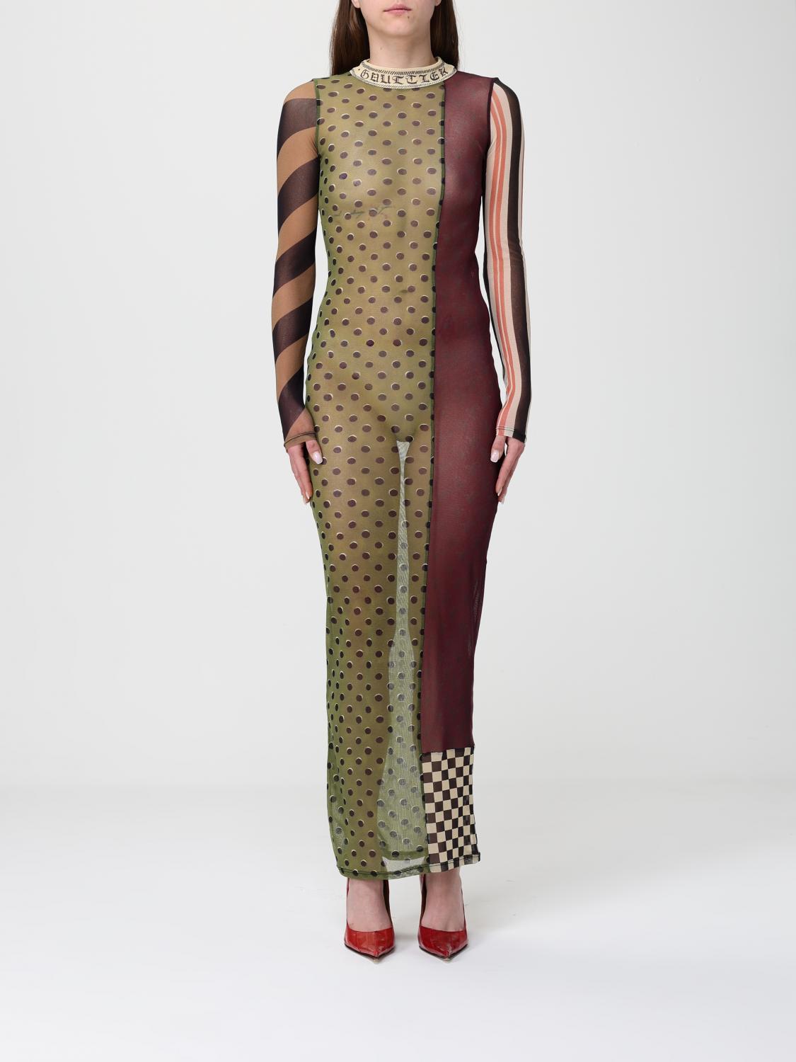 Dress JEAN PAUL GAULTIER Woman color Denim