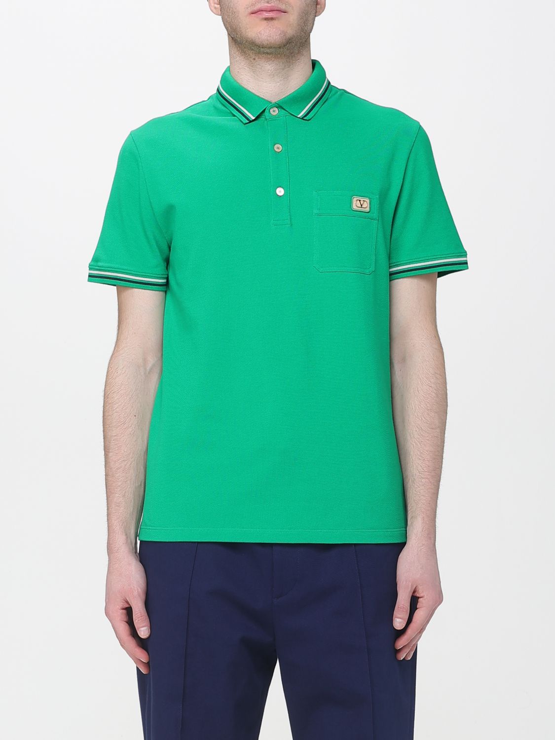 VALENTINO Baumwoll-Poloshirt mit Logo
