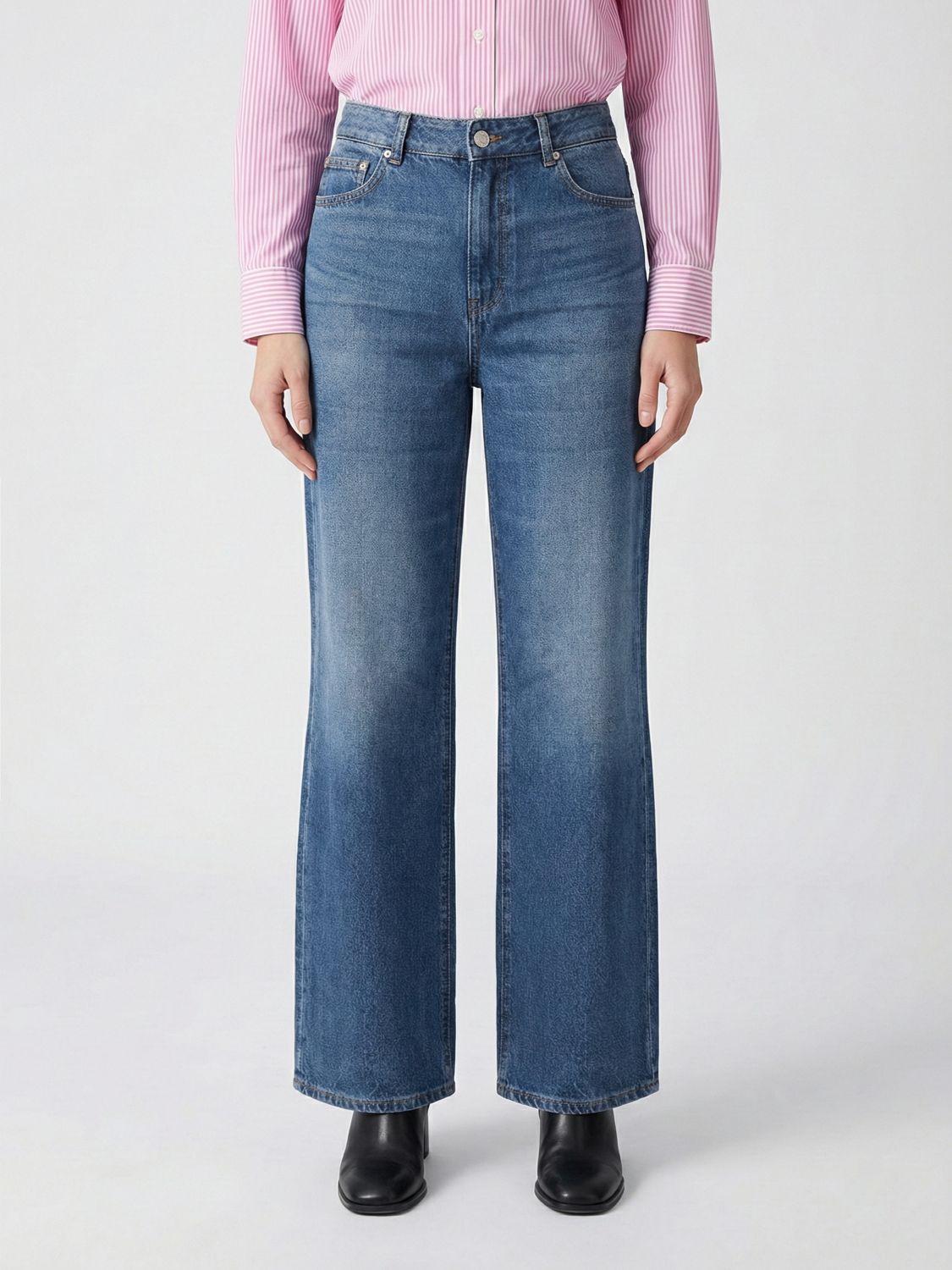 GANNI Straight Jeans in Organic Cotton Denim　GANNI オーガニックコットンデニム ストレートジーンズ GANNI