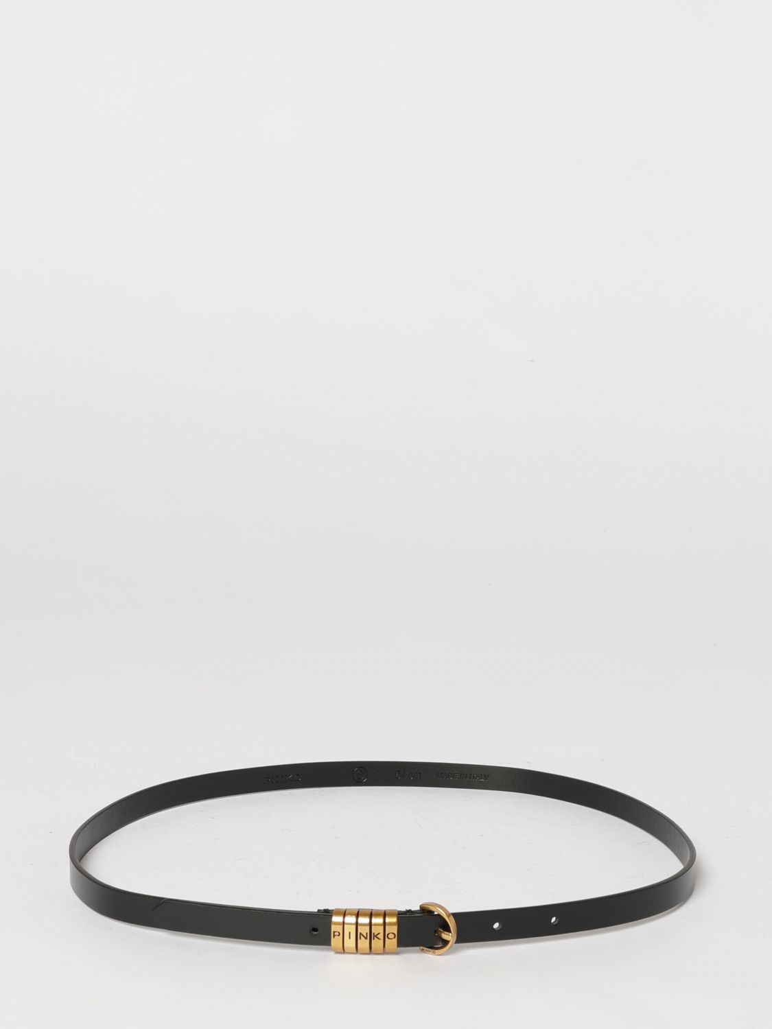 PINKO Thin leather belt
