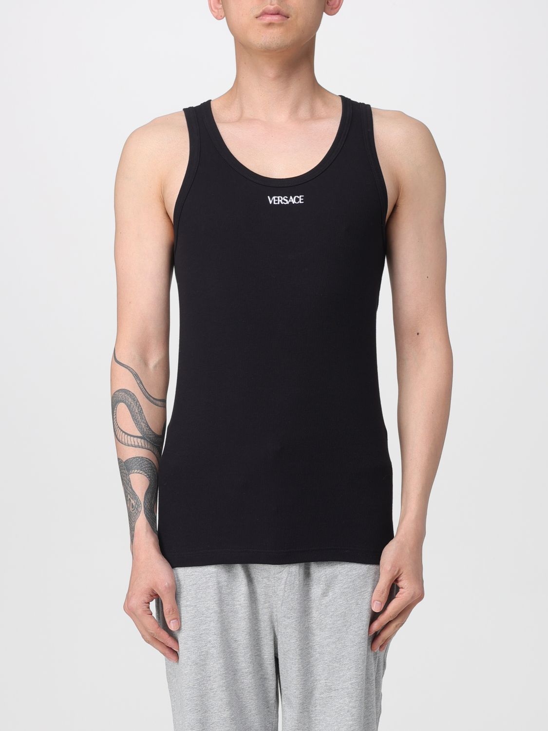 VERSACE Stretch Cotton Undershirt　VERSACE ストレッチコットンアンダーシャツ VERSACE