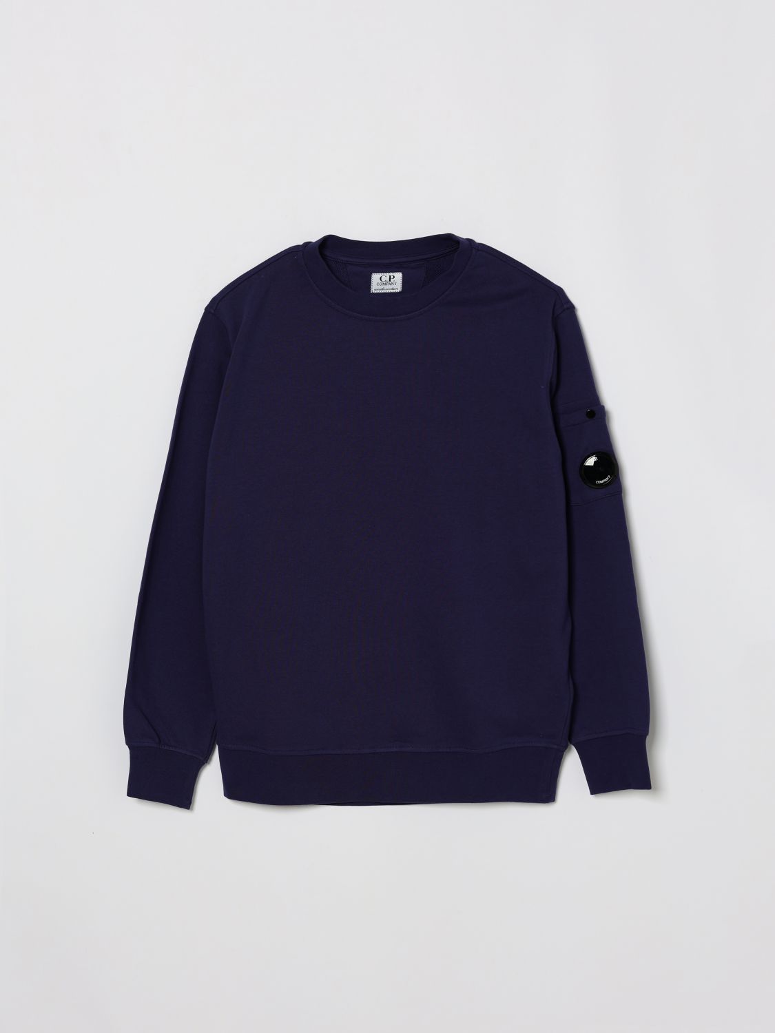 C.p. Company Kids'  Cotton Sweatshirt In Blue