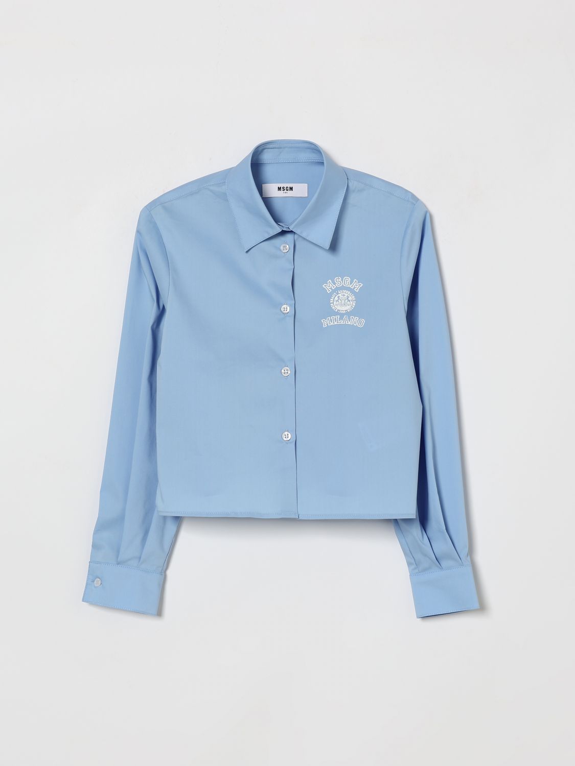 MSGM Kids Casual Cotton Shirt　MSGM キッズ カジュアル コットン シャツ MSGM