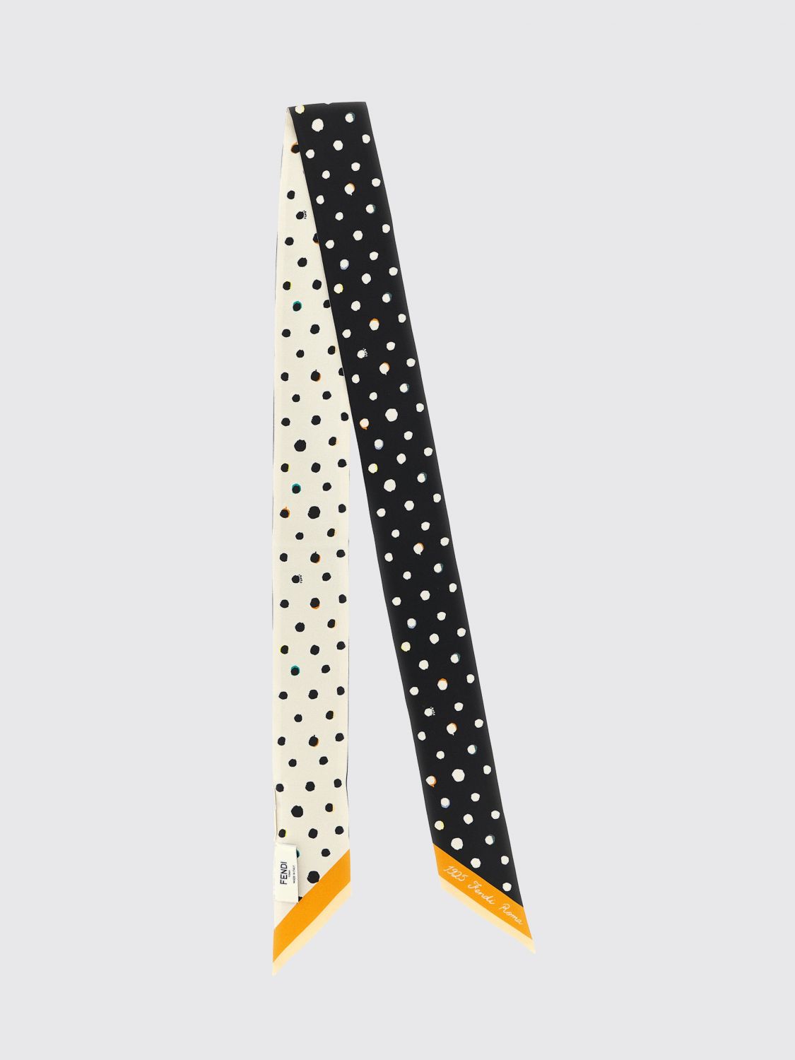 FENDI FENDI Neck Scarf Woman color White　FENDI ネックスカーフ レディース カラー ホワイト