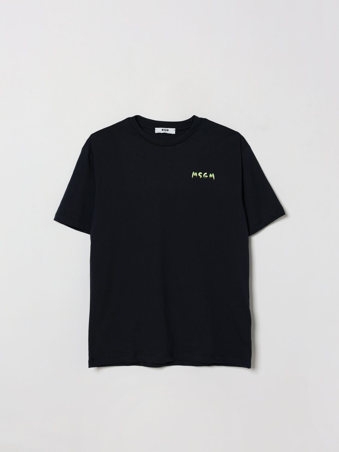 MSGM Kids T-shirt in cotone con logo