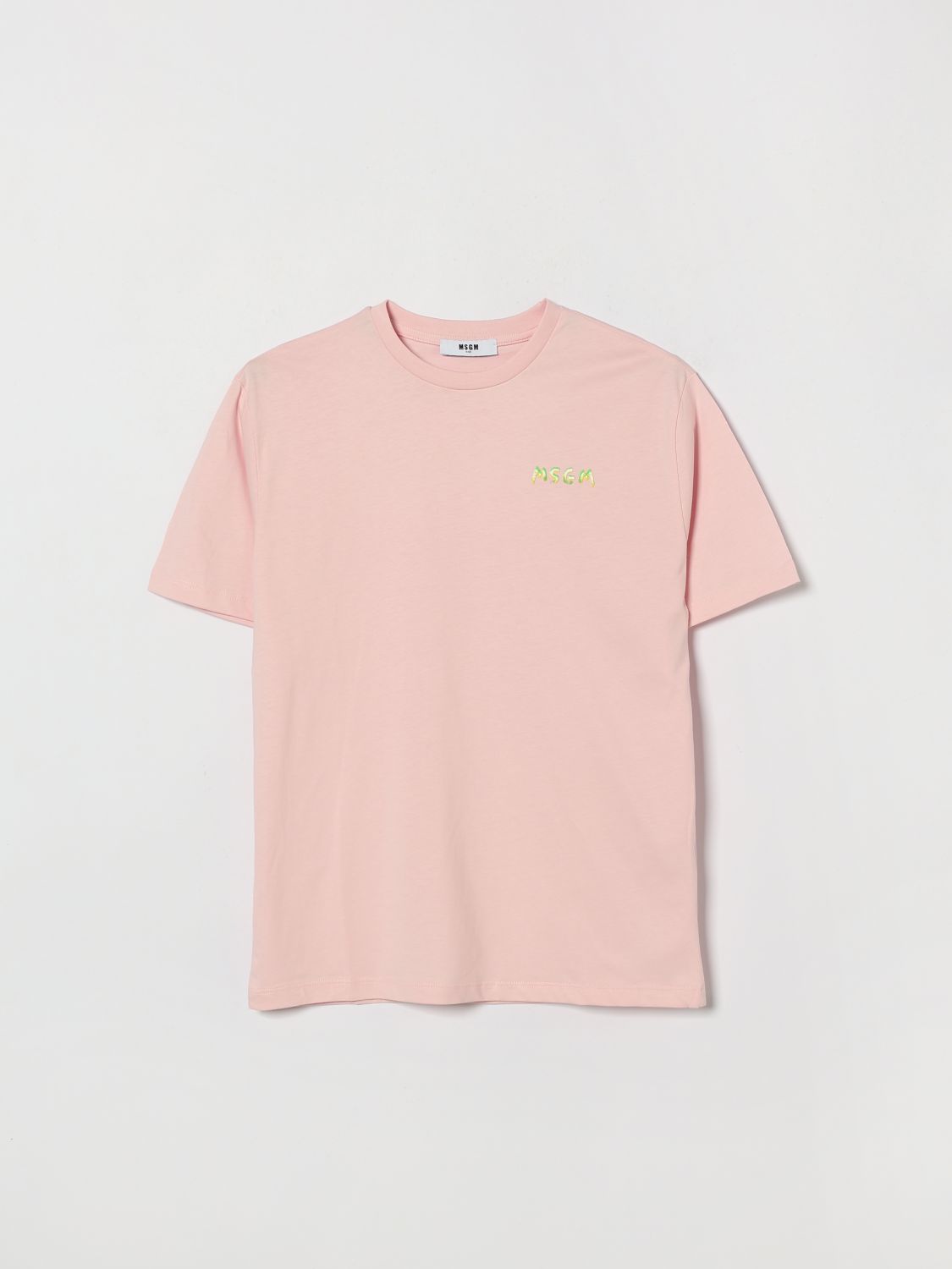 MSGM Kids T-shirt in cotone con logo