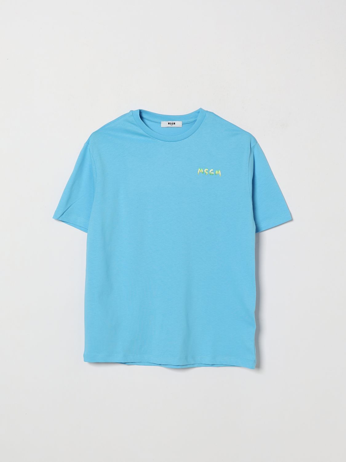 MSGM Kids T-shirt in cotone con logo