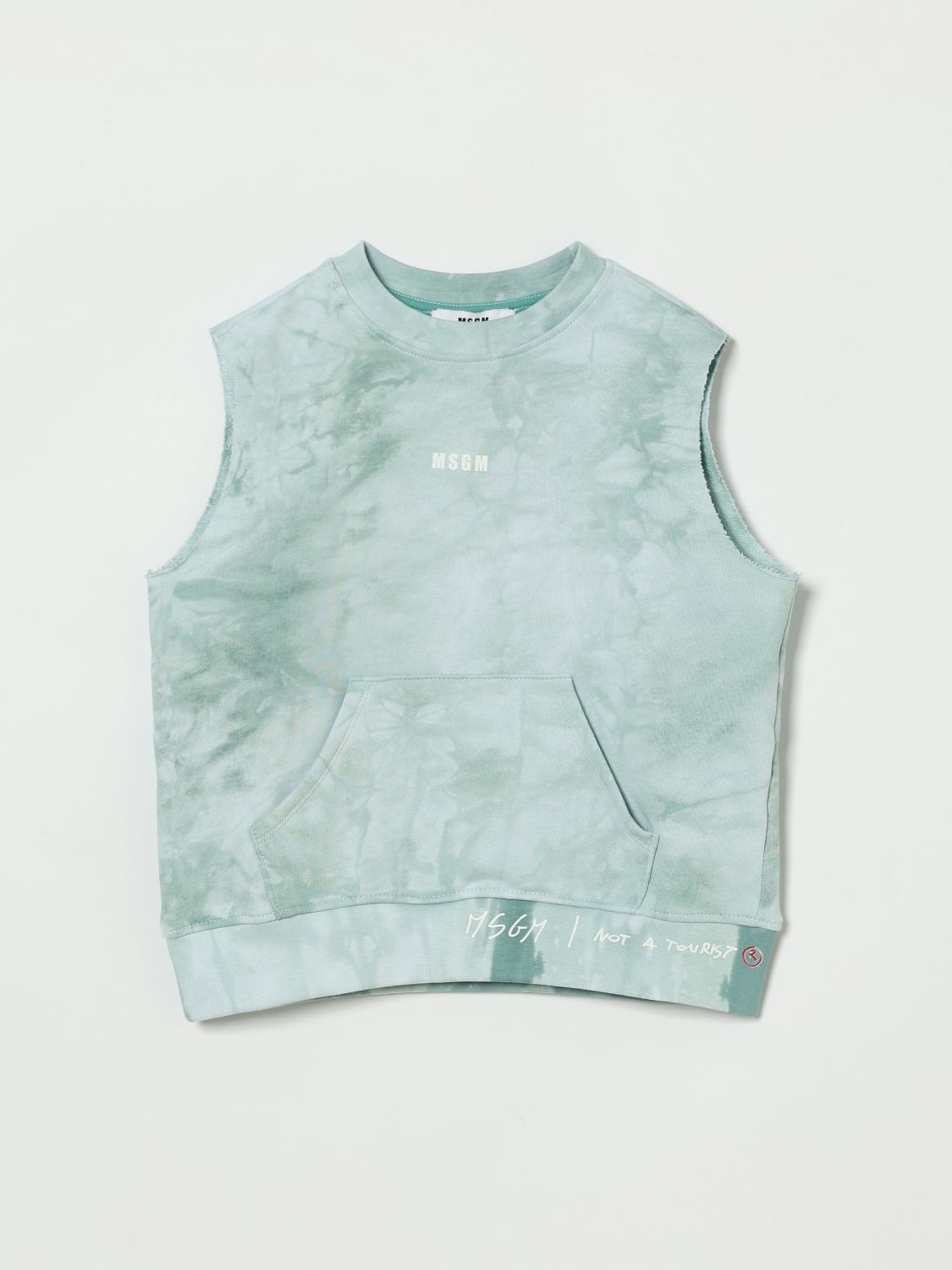 MSGM Kids Printed Cotton Sweatshirt　MSGM キッズ プリント コットン スウェットシャツ MSGM