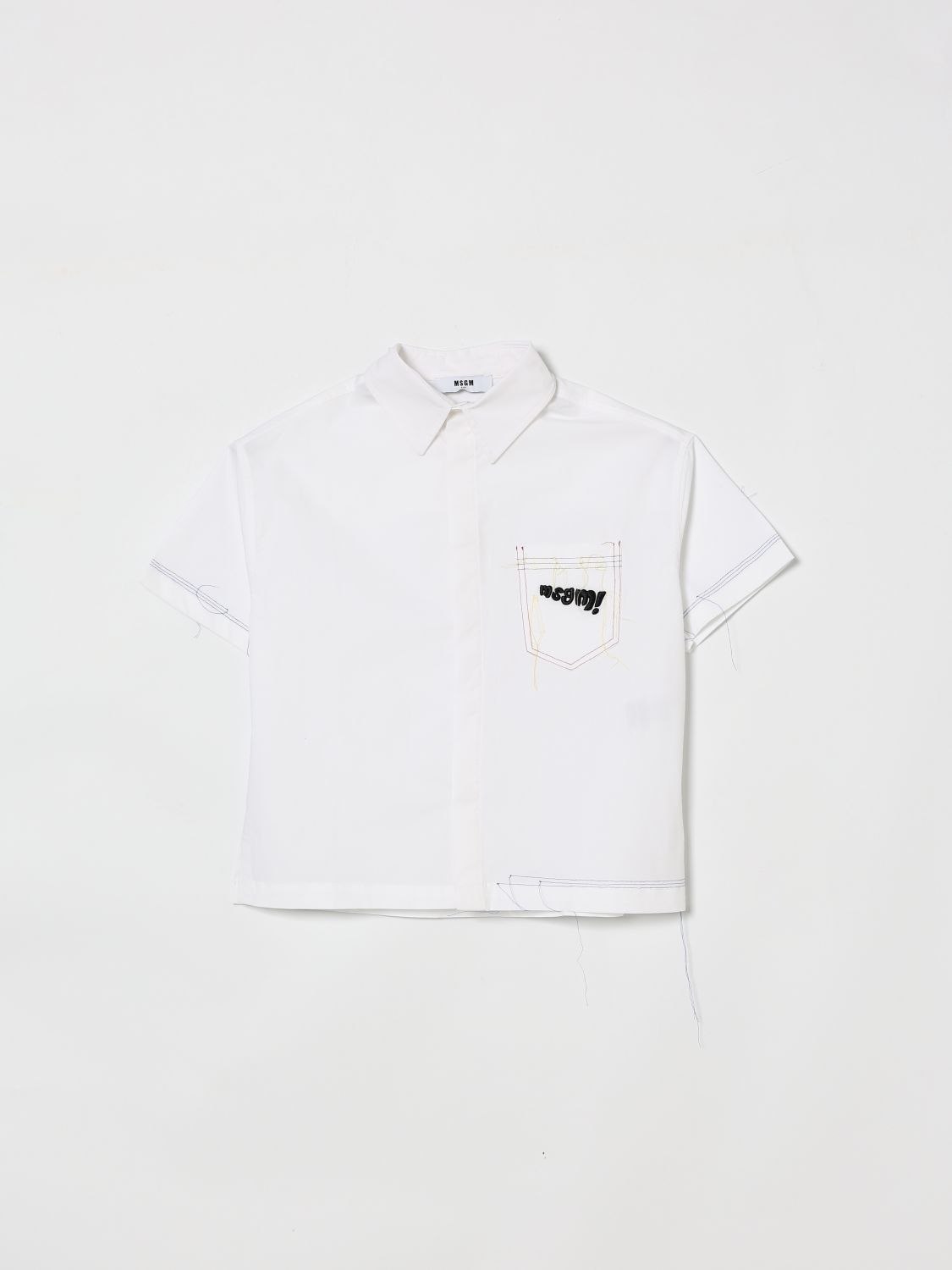 MSGM Kids Cotton Shirt　MSGM キッズ コットン シャツ MSGM