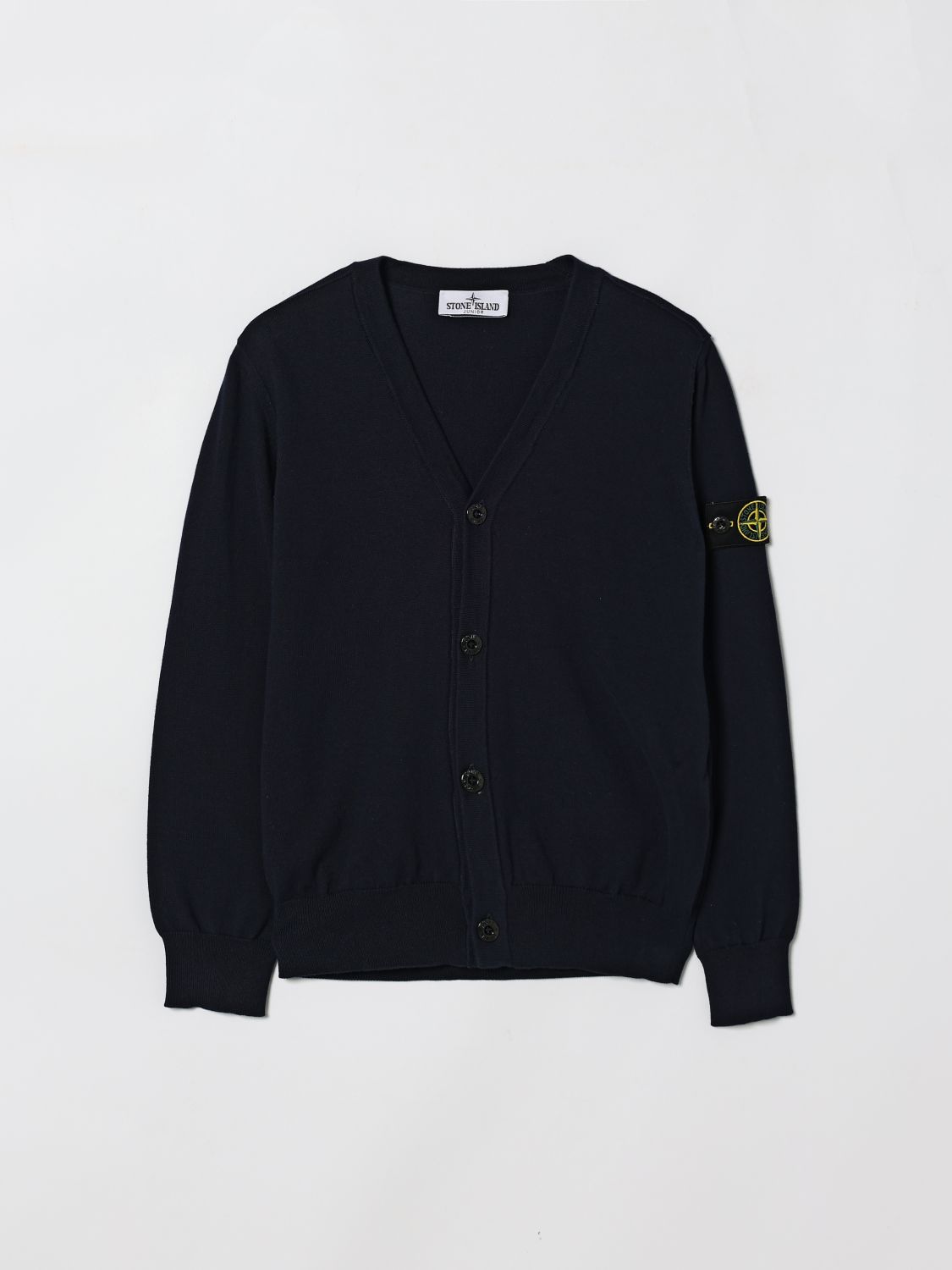 STONE ISLAND JUNIOR Baumwoll-Cardigan