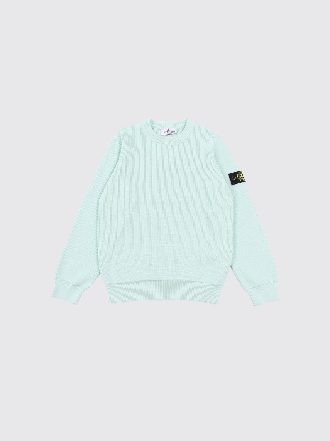 STONE ISLAND JUNIOR Sweater Kids color Blue　STONE ISLAND JUNIOR セーター キッズカラー ブルー STONE