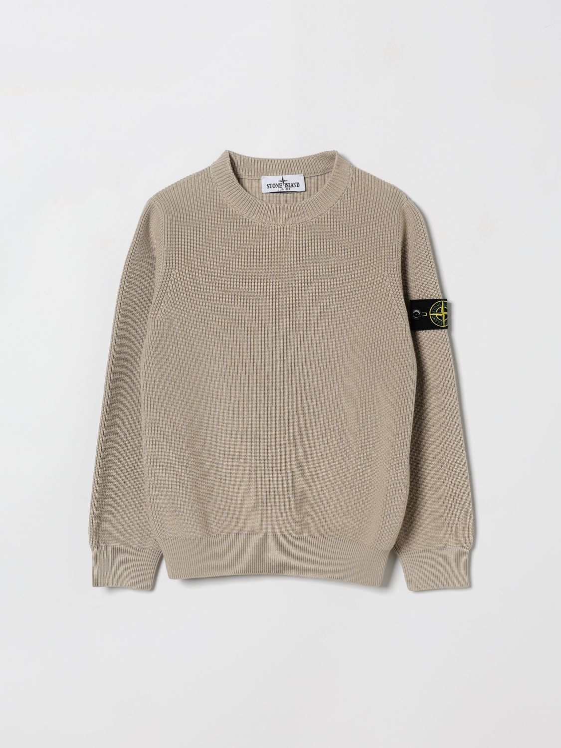 STONE ISLAND JUNIOR Pullover Kinder Farbe Grau