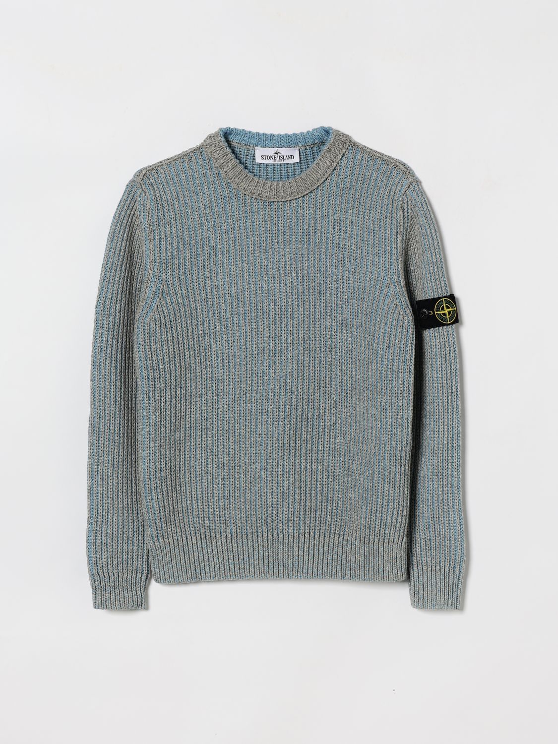 STONE ISLAND JUNIOR Cotton Crew Neck Pullover　STONE ISLAND JUNIOR コットン クルーネック プルオーバー STONE
