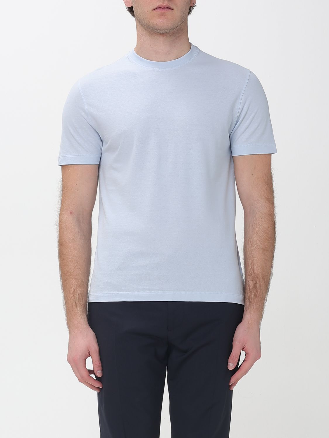 Zanone Ανδρών Navy T-Shirt Men Color