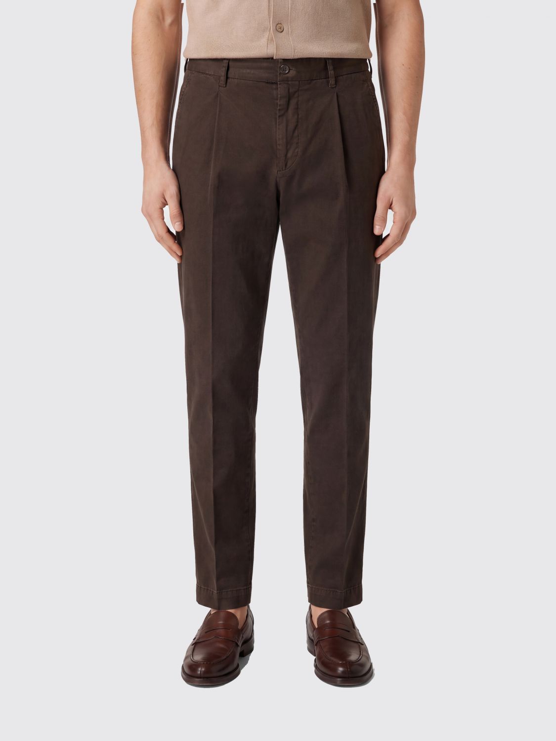 INCOTEX Cotton Blend Chino Trousers