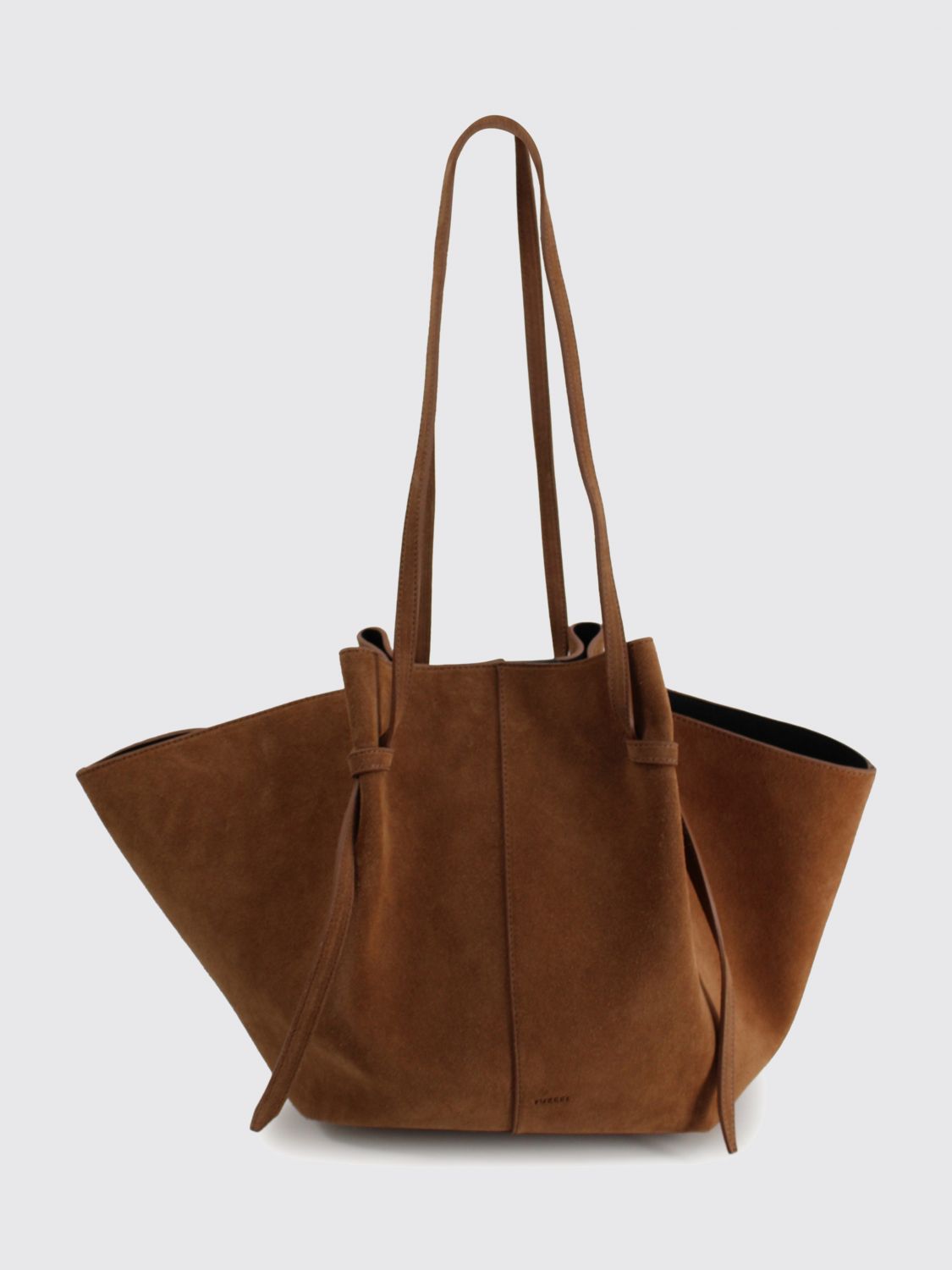 YUZEFI Large Mochi Hammered Leather Bag