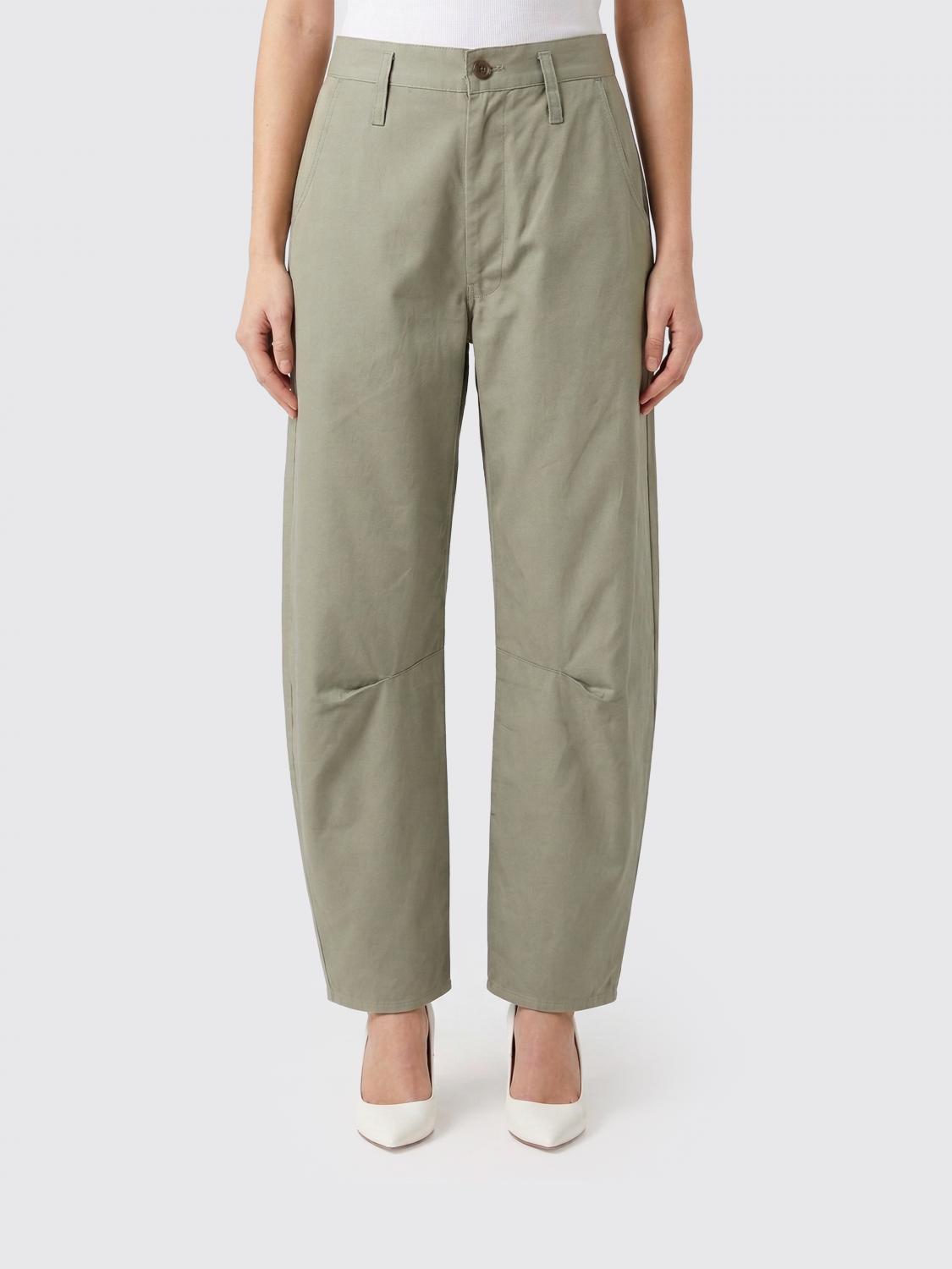 YOHJI YAMAMOTO Wide Leg Trousers in Cotton　YOHJI YAMAMOTO コットン ワイドレッグトラウザーズ YOHJI
