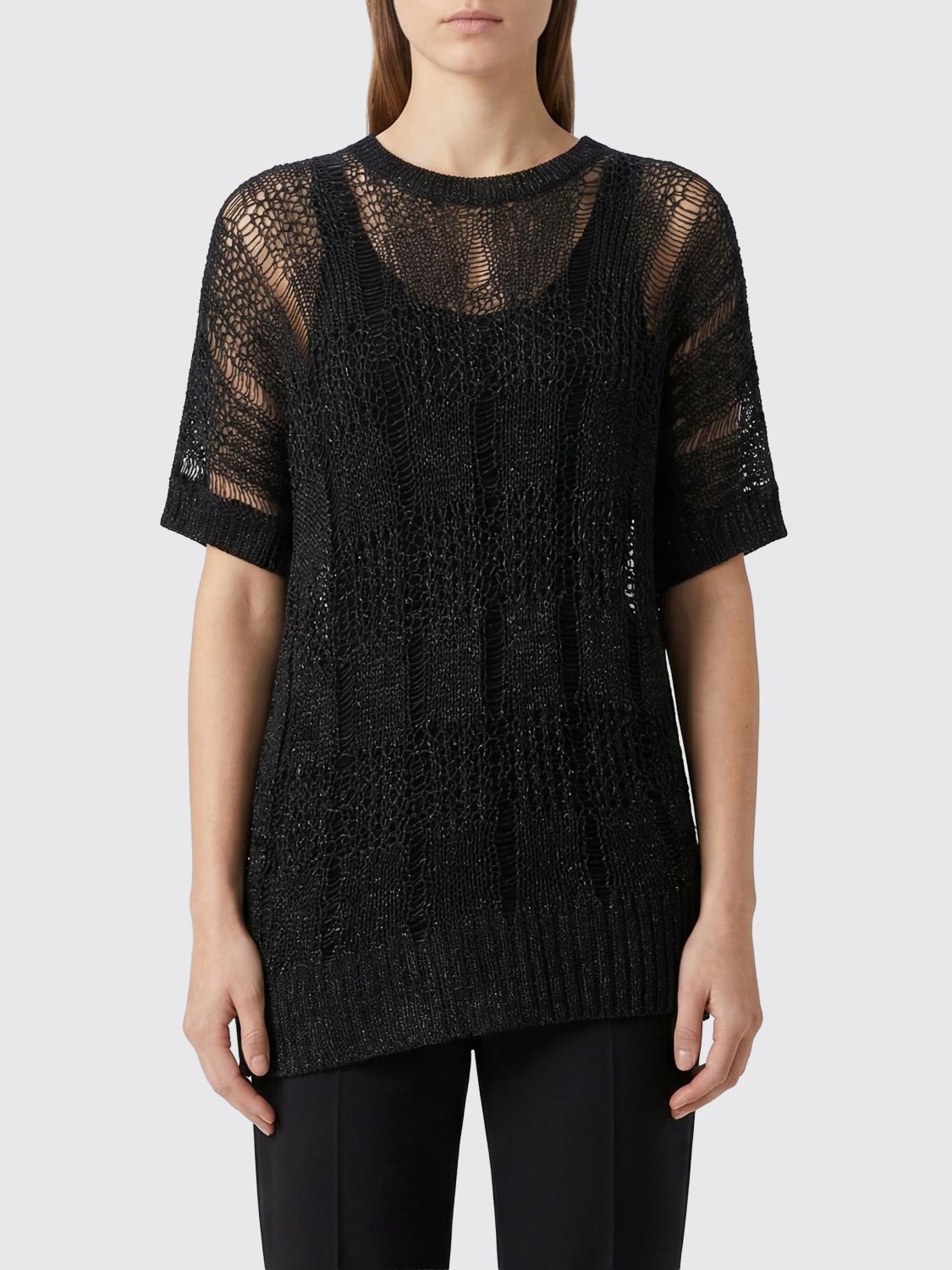 YOHJI YAMAMOTO Long Asymmetric Sweater　YOHJI YAMAMOTO アシンメトリーロングセーター YOHJI