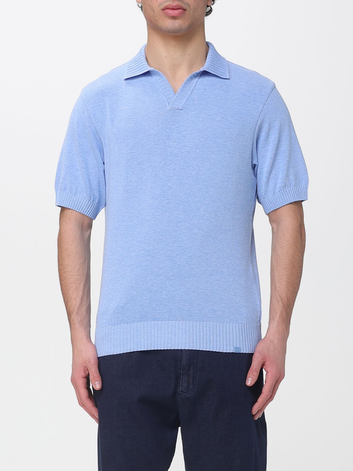 PAUL & SHARK Strick-Poloshirt aus Baumwolle