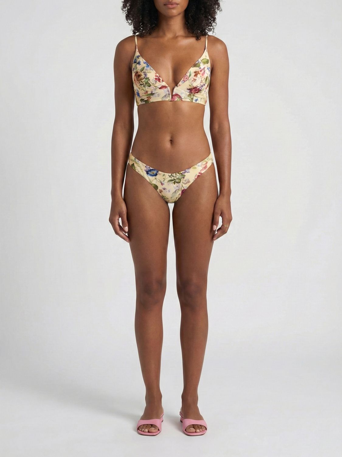 ZIMMERMANN Floral Print Polyamide Bikini　ZIMMERMANN フローラル プリント ポリアミド ビキニ ZIMMERMANN