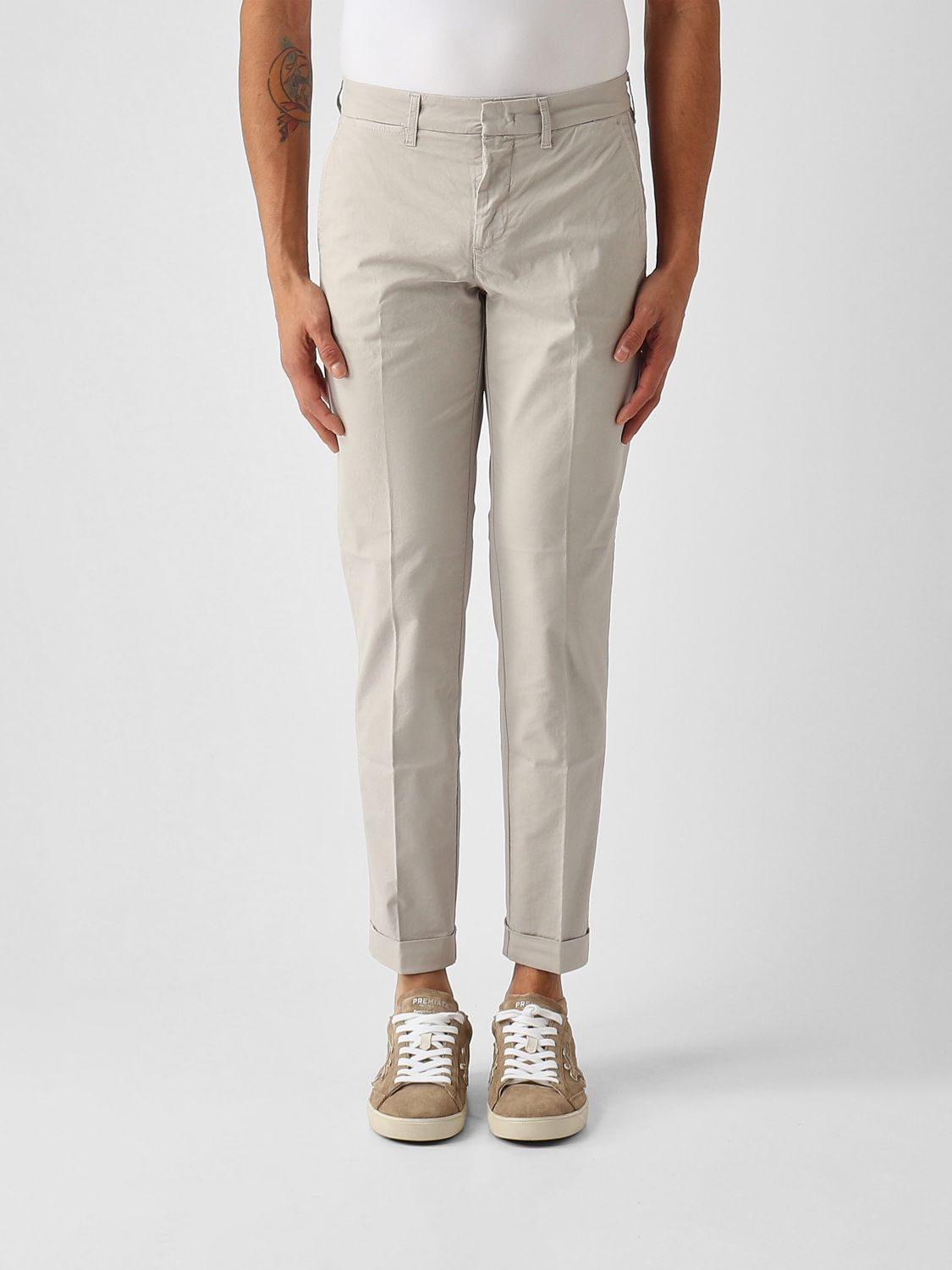 FAY Slim Fit Stretch-Baumwollhose