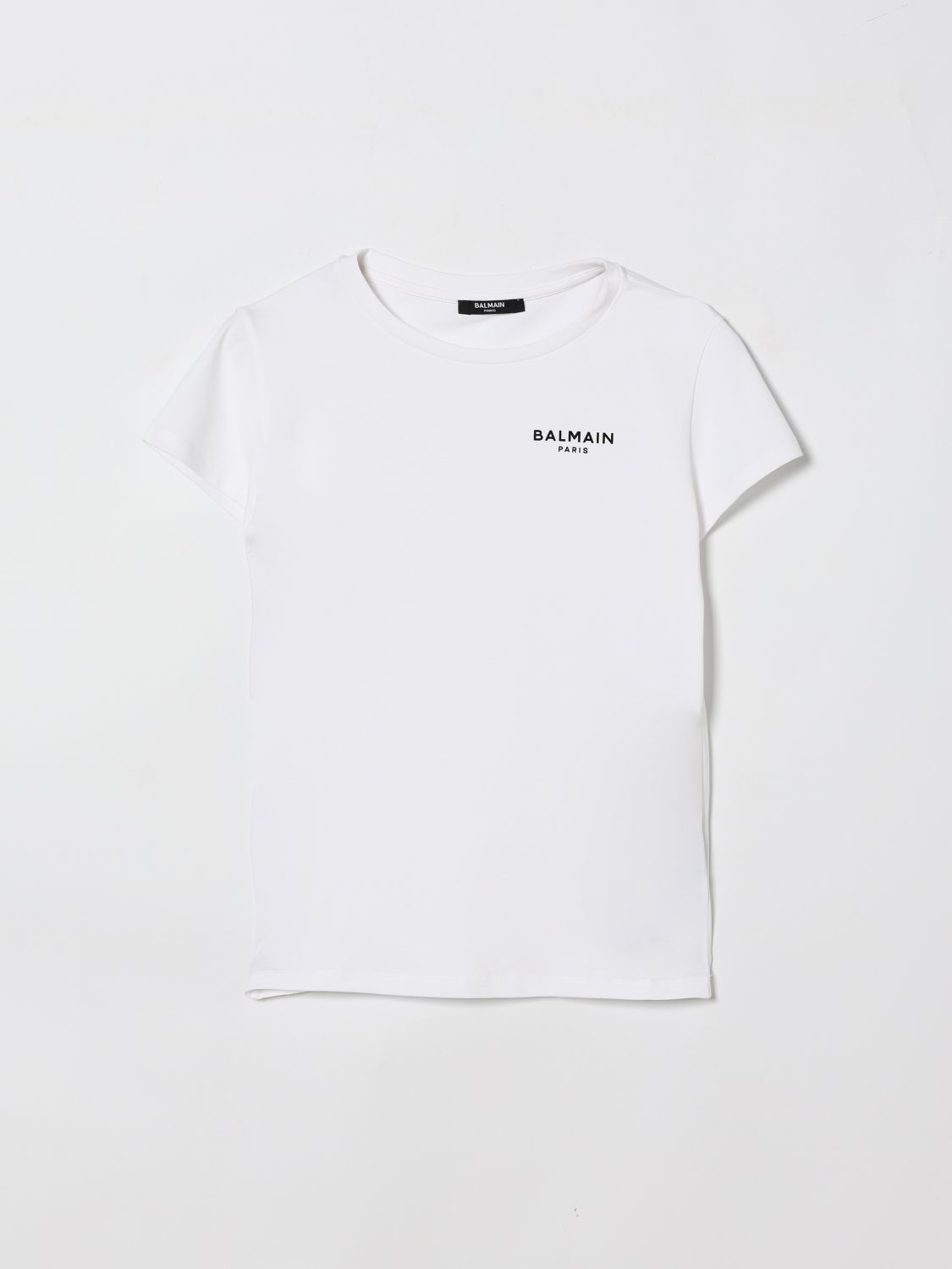 BALMAIN Viskose-T-Shirt mit Logo